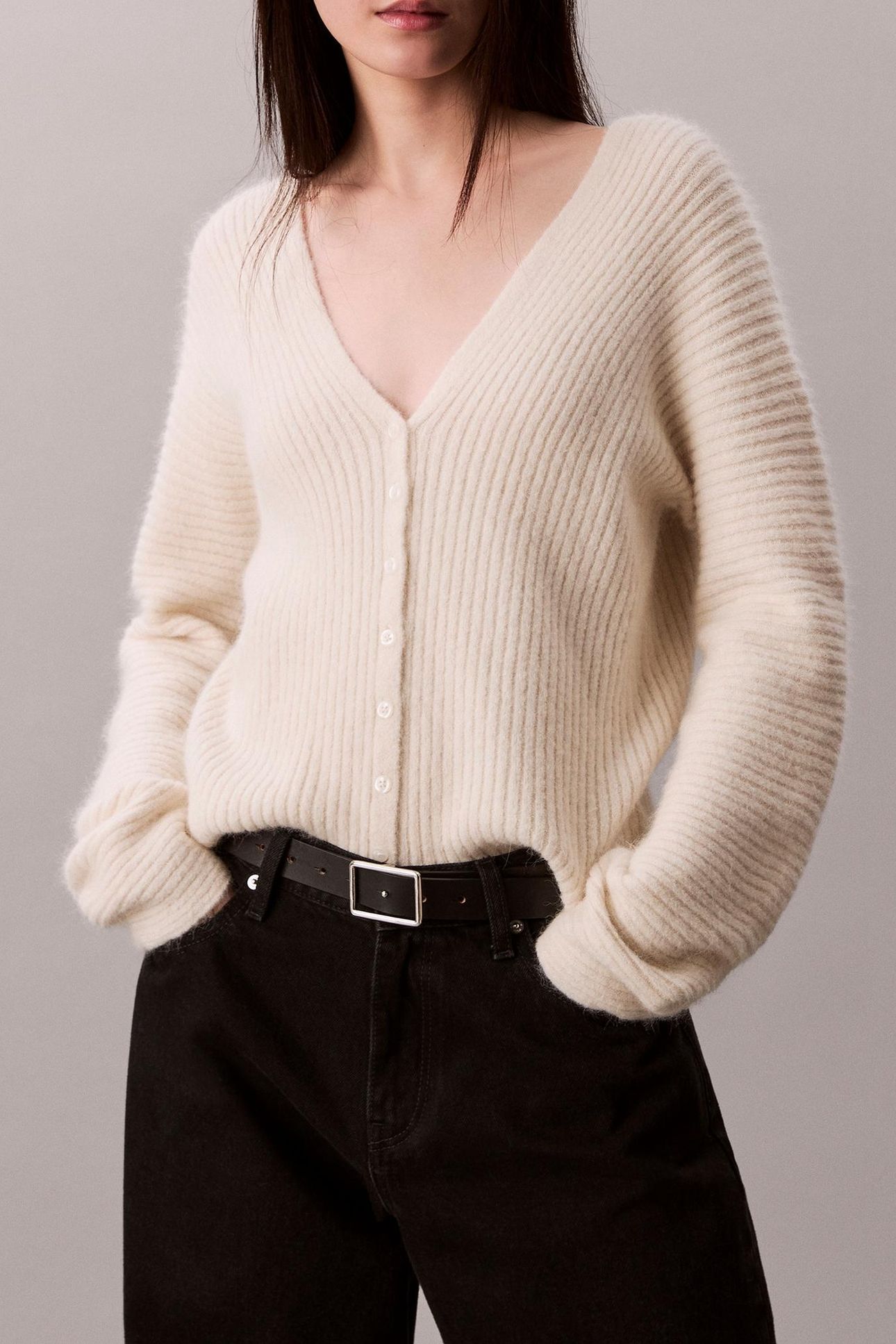 LONG SLEEVE BUTTON BRILLIANT WHITE 1