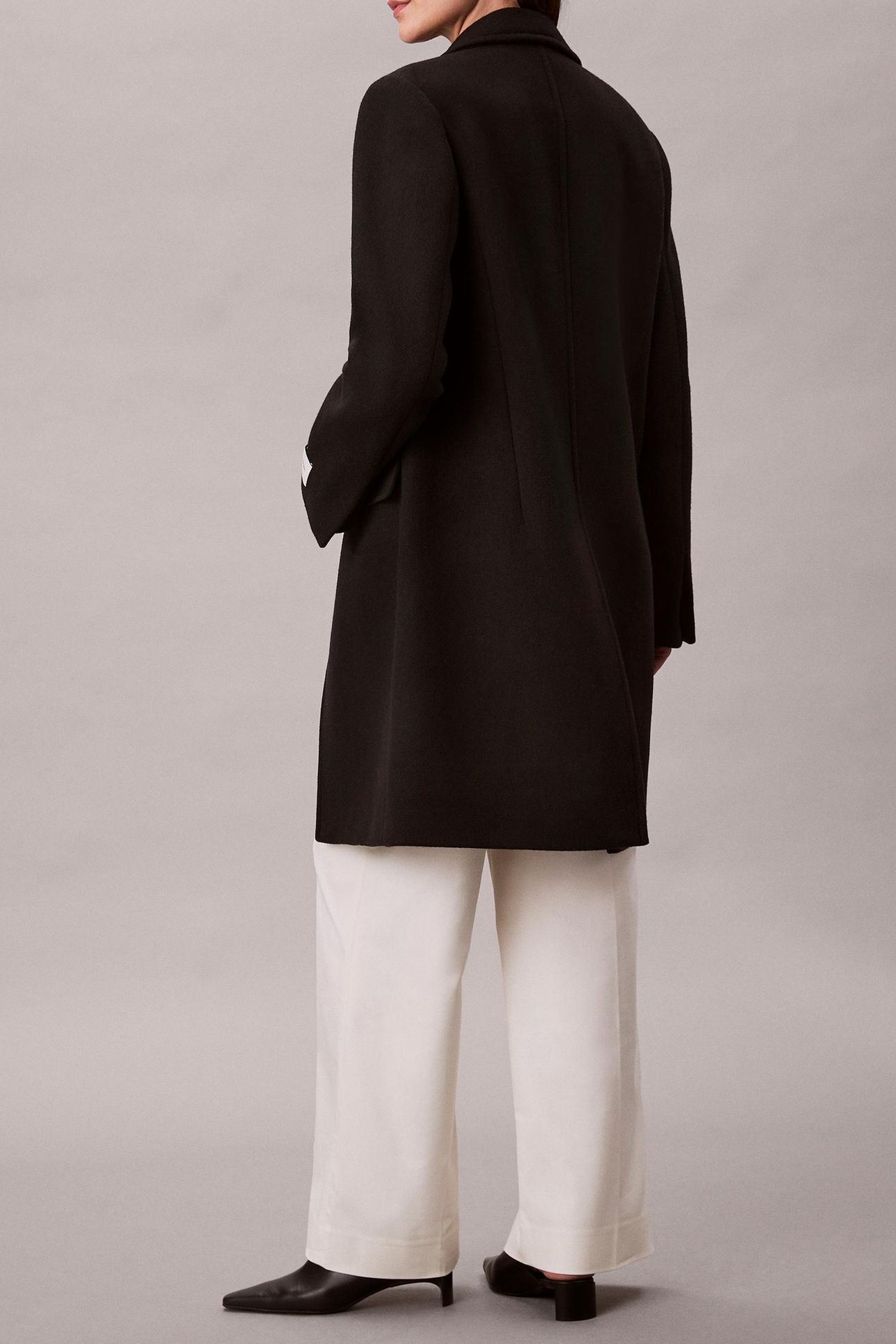 TAILORED SINGLE BREASTED COAT BLACK 2