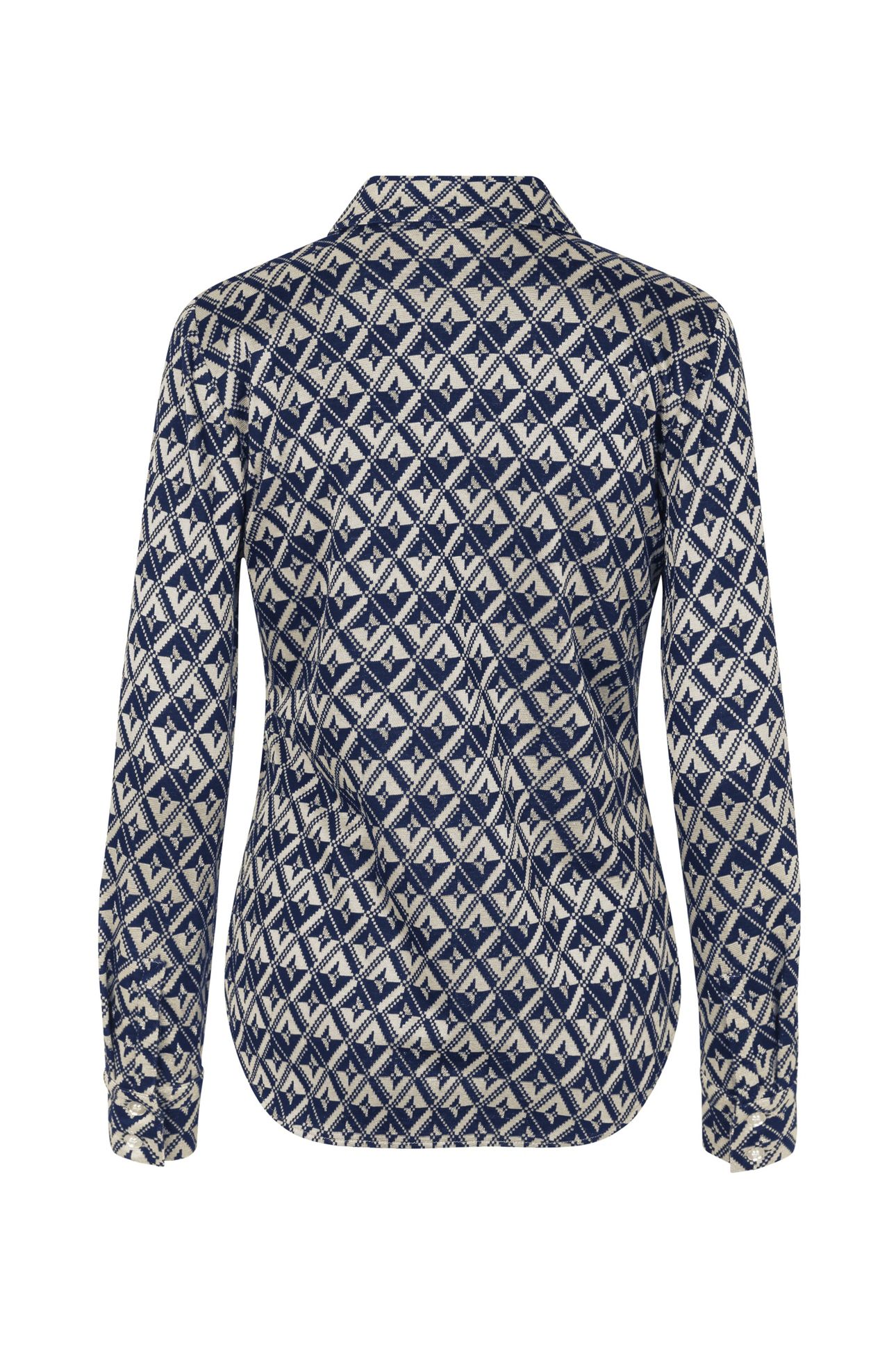 SABINA SHIRT LONG SLEEVE PIXELATED RHOMBUS 4