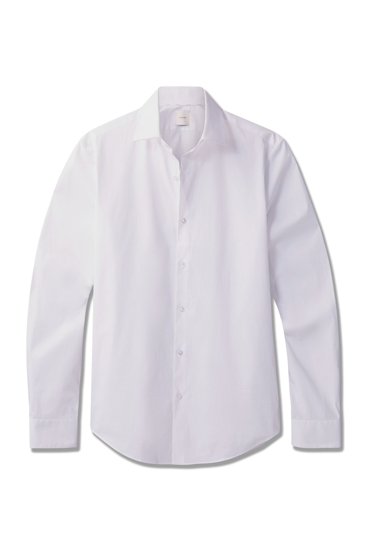 SLIM ESSENTIAL POPLIN SHIRT WHITE 4