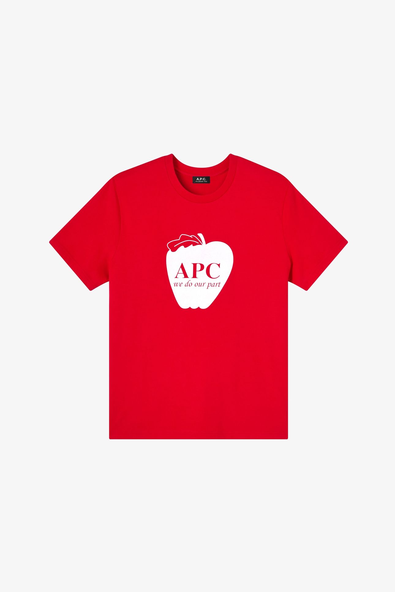 UNISEX T-SHIRT SHORT SLEEVE APPLE RED 2