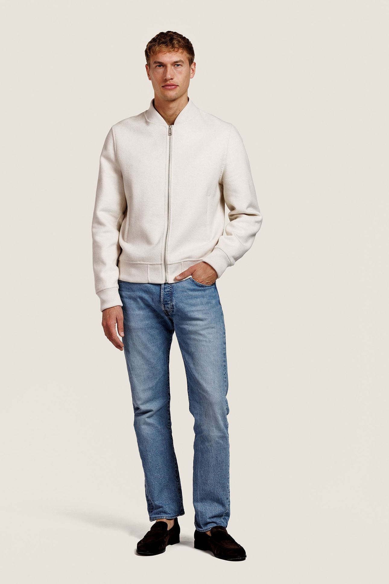 MICK WOOL JACKET VANILLE 3