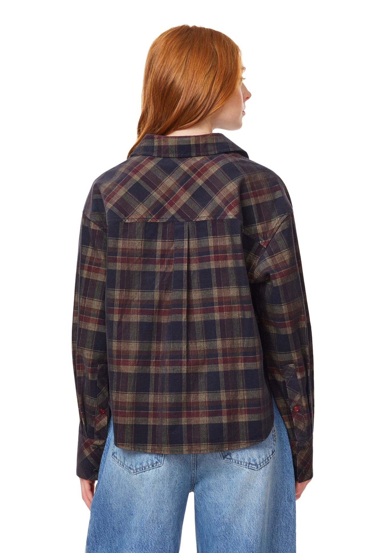 CROPPED SHIRT MULTI PLAID 2