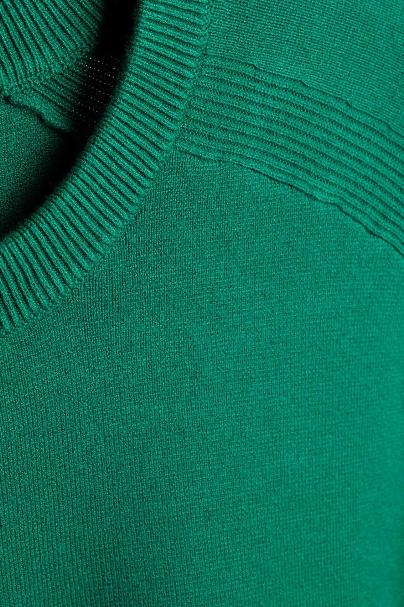 LS SNOWY TECH KNIT CREWNECK DECO GREEN 4