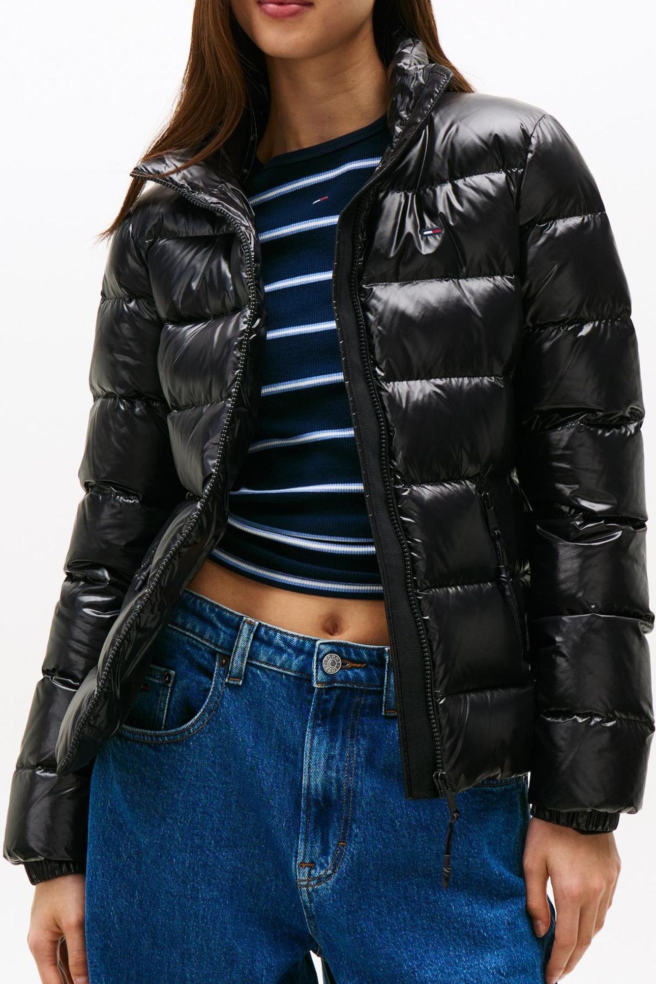 TJW SLIM ZIP JACKET BLACK 1