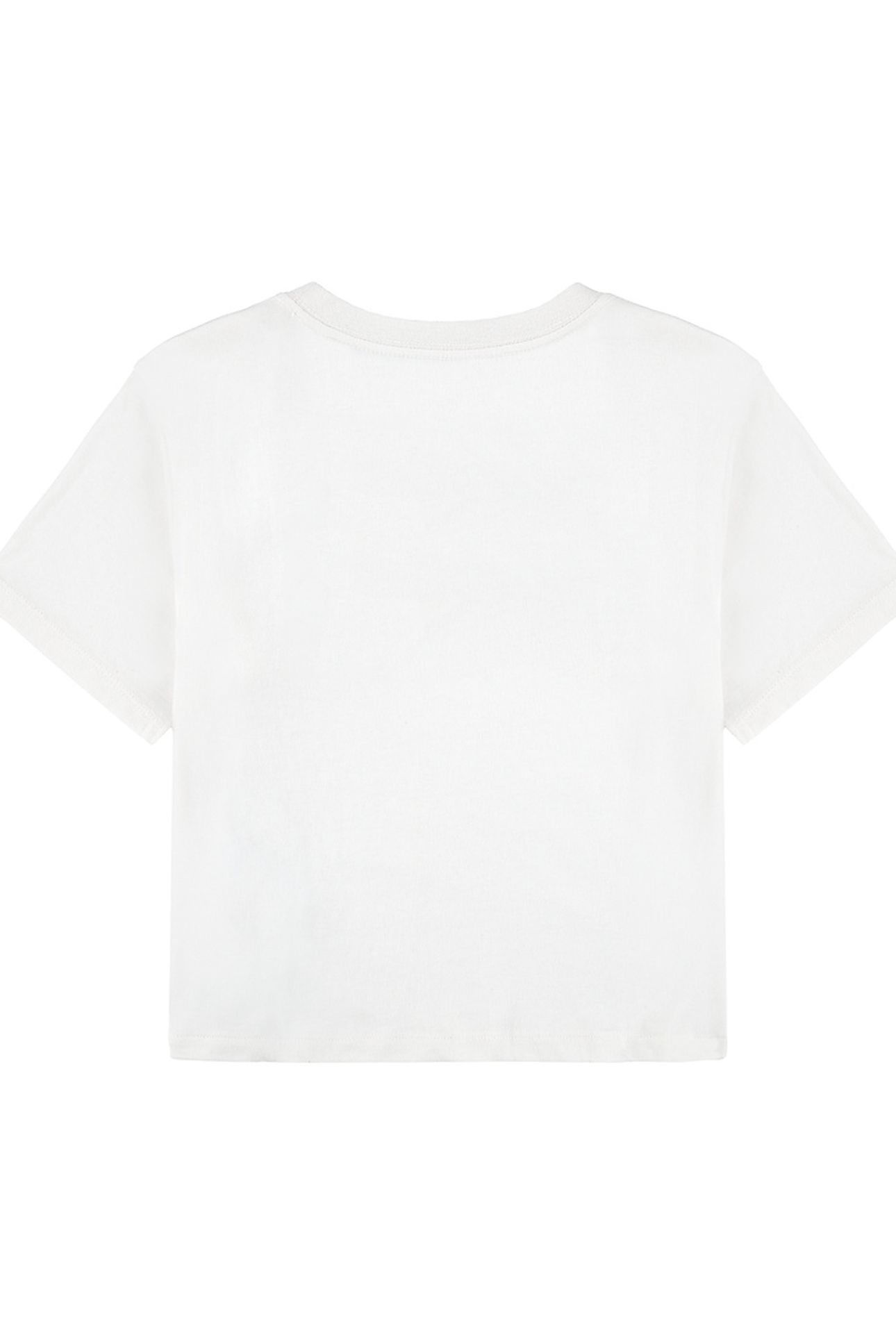 GIRLS MEET AND GREET ORGANIC TEE WHITE ALYSSUM 2