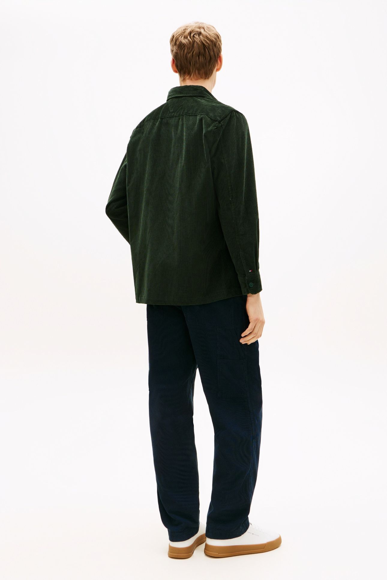 CORDUROY RELAXED OVERSHIRT RIVERBED GREEN CORD 3