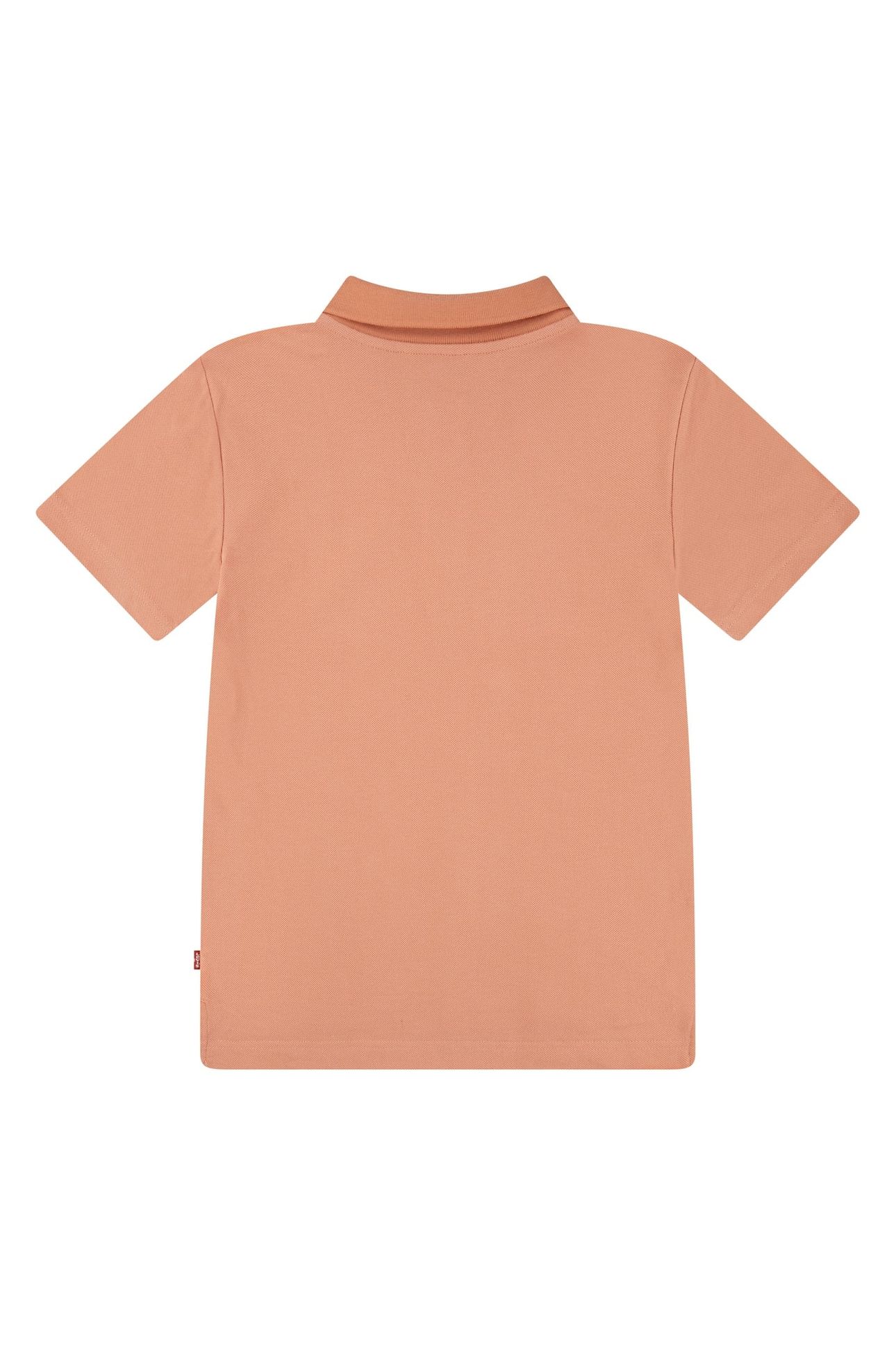 BOYS BACK NECK TAPE POLO TAWNY ORANGE 2