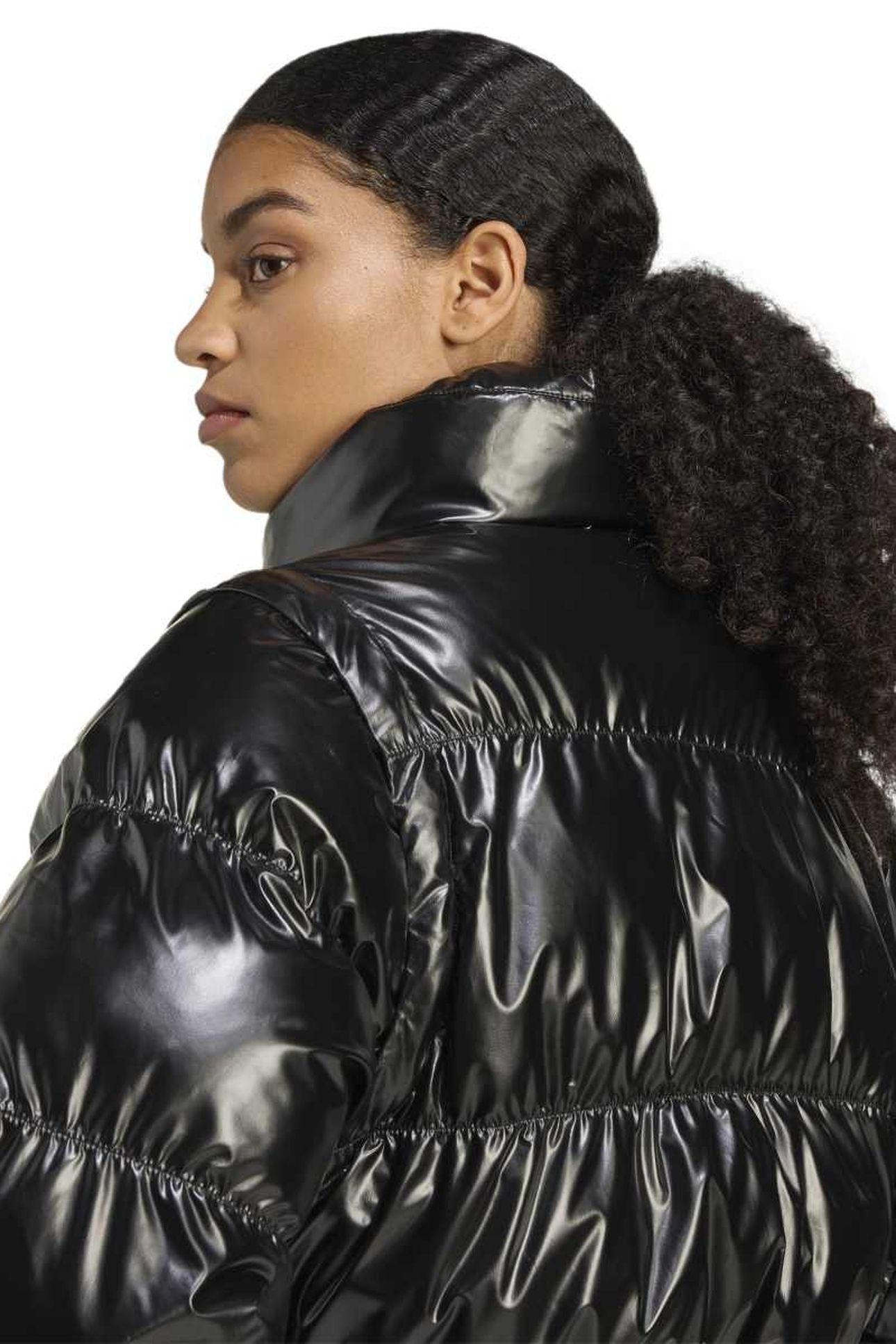 ESSENTIAL GLOSSY PUFFER BLACK 9