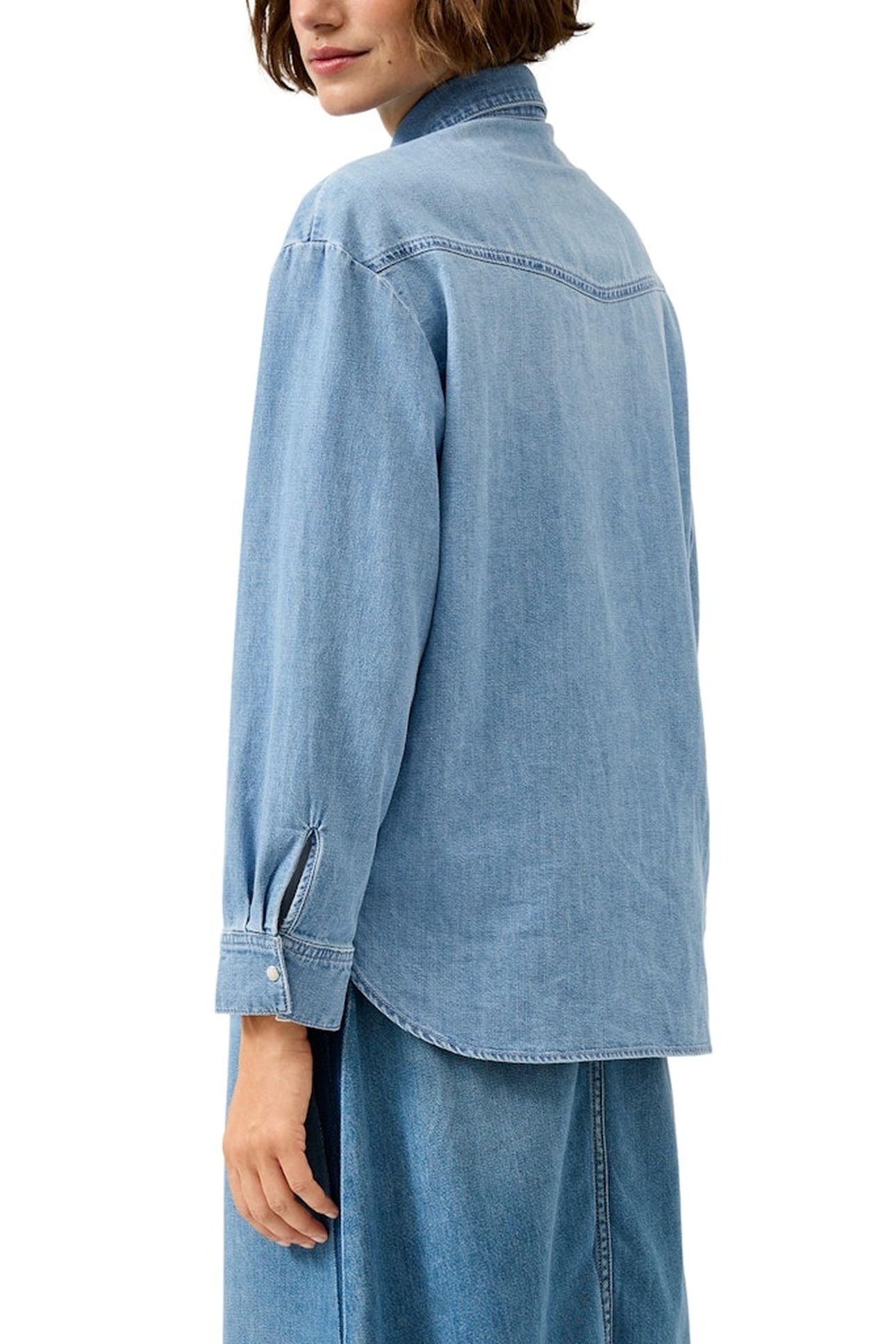 S.OLIVER BLOUSES BLUE DENIM 3