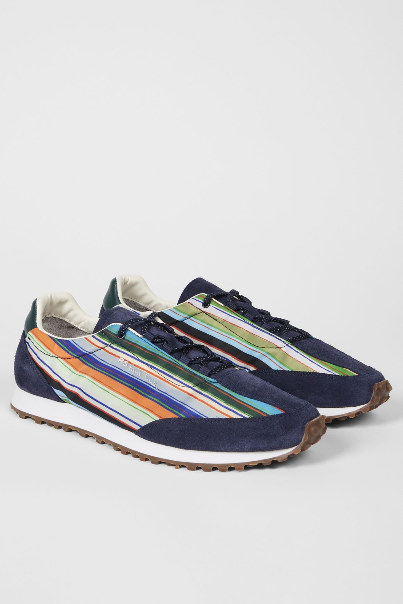 MENS SHOE SENSO STRIPE PRINT MULTI COLOURED 2
