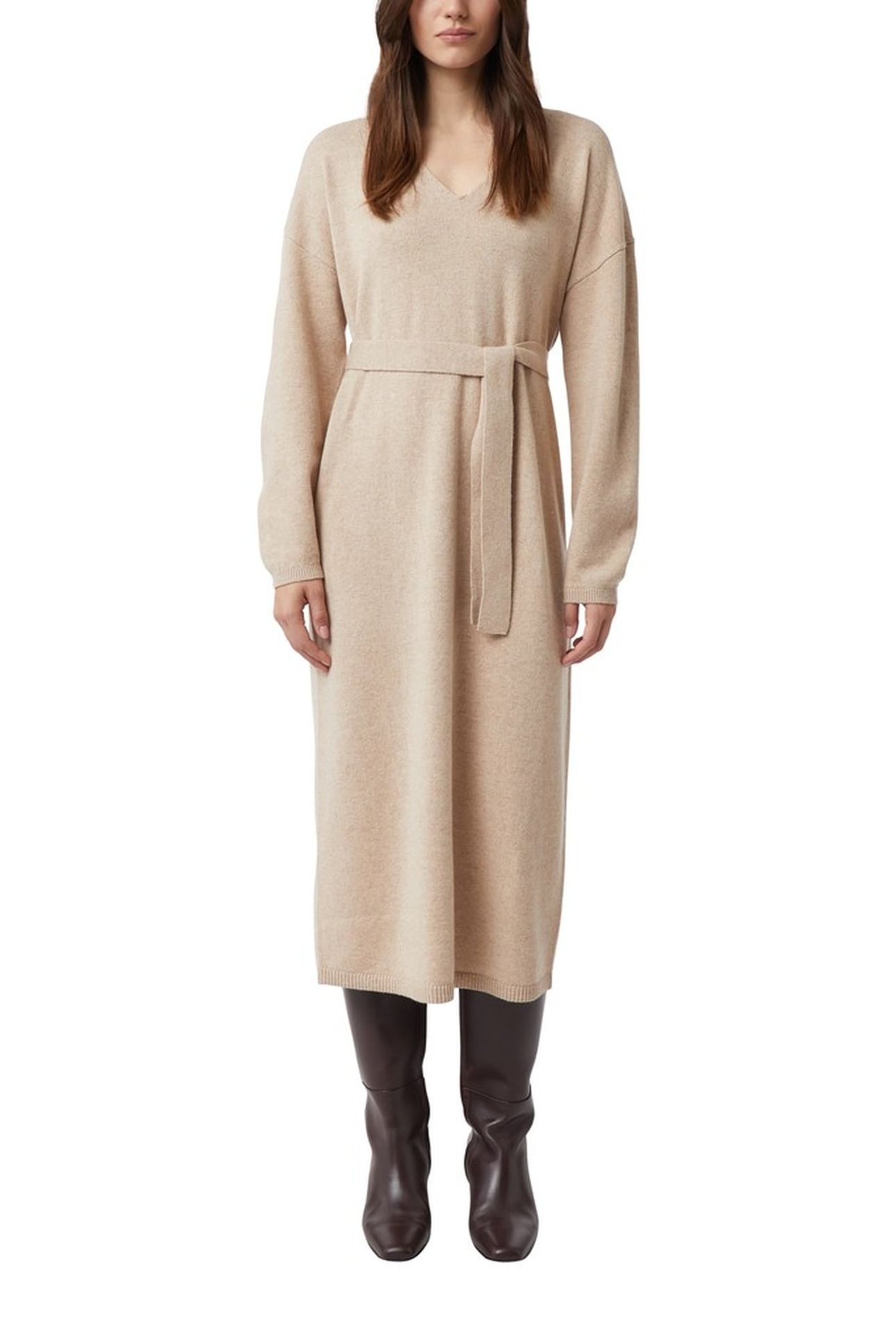 COMMA DRESSES BEIGE 1