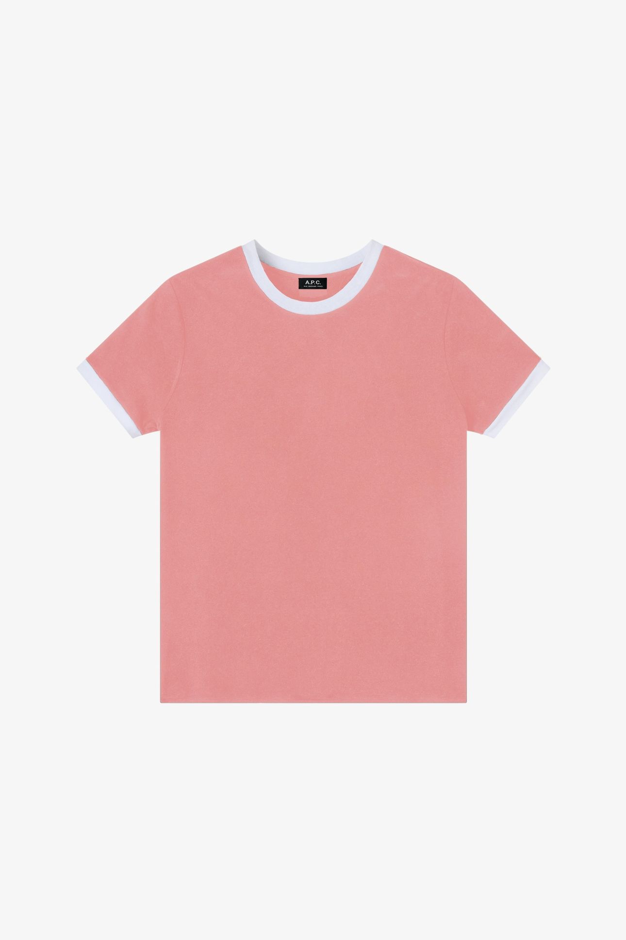 UNISEX T-SHIRT SHORT SLEEVE CONTRAST PINK 2