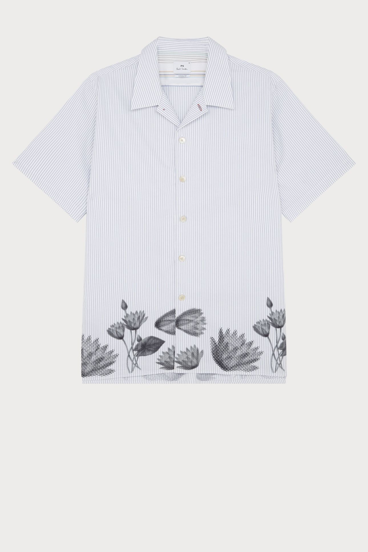 MENS SS CASUAL FIT GREYISH BLUE 1