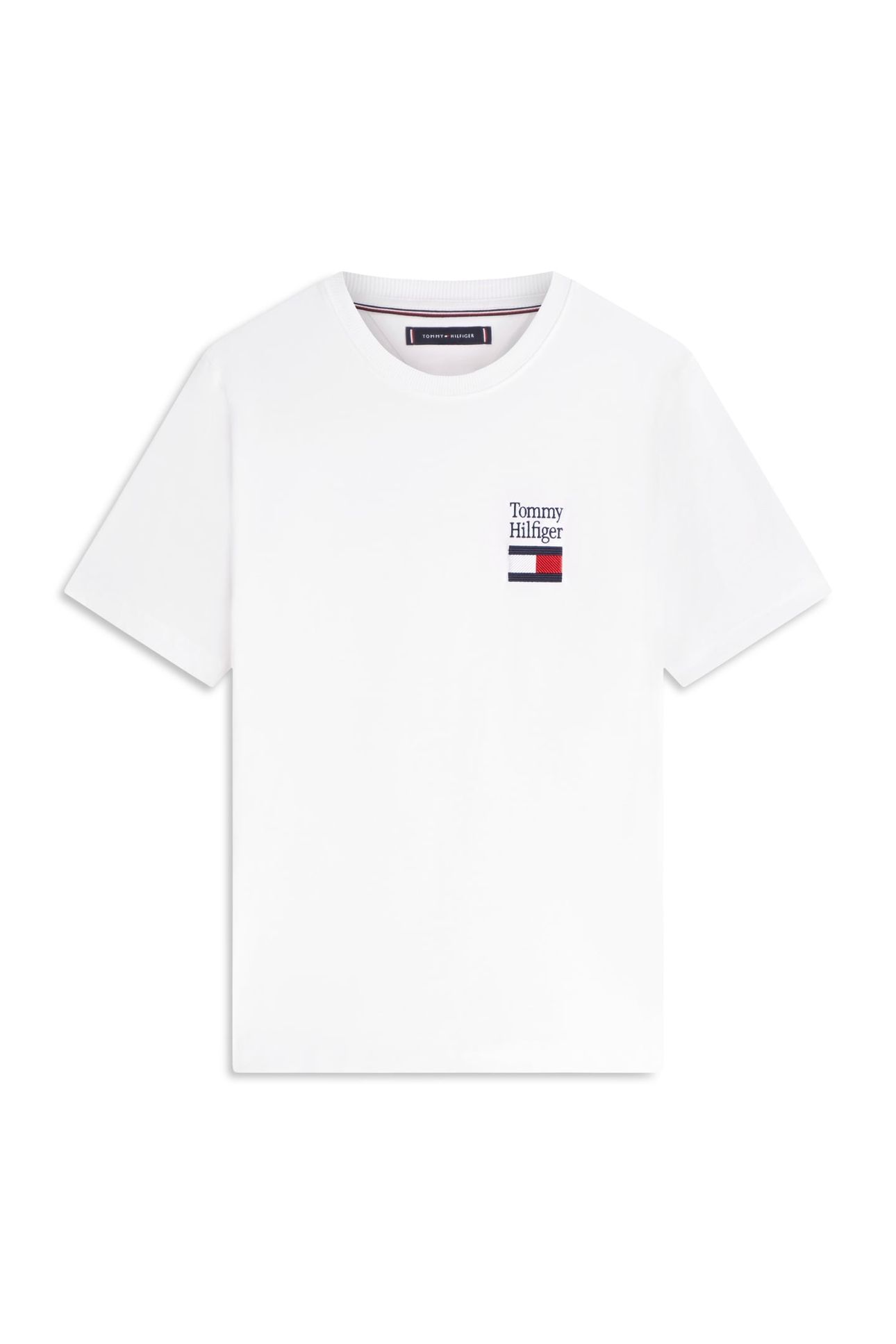 BRAND LOVE TEXT STACK TEE WHITE 4
