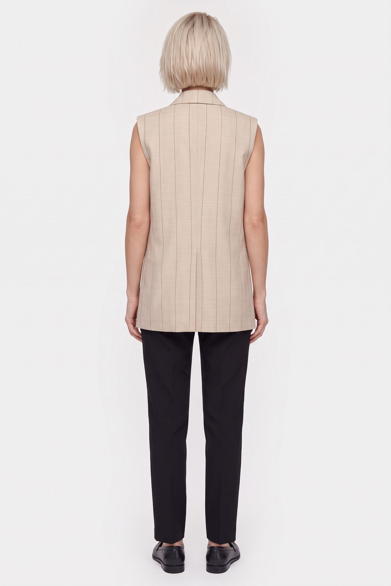 ST RUE BLAZER VEST BEIGE 2