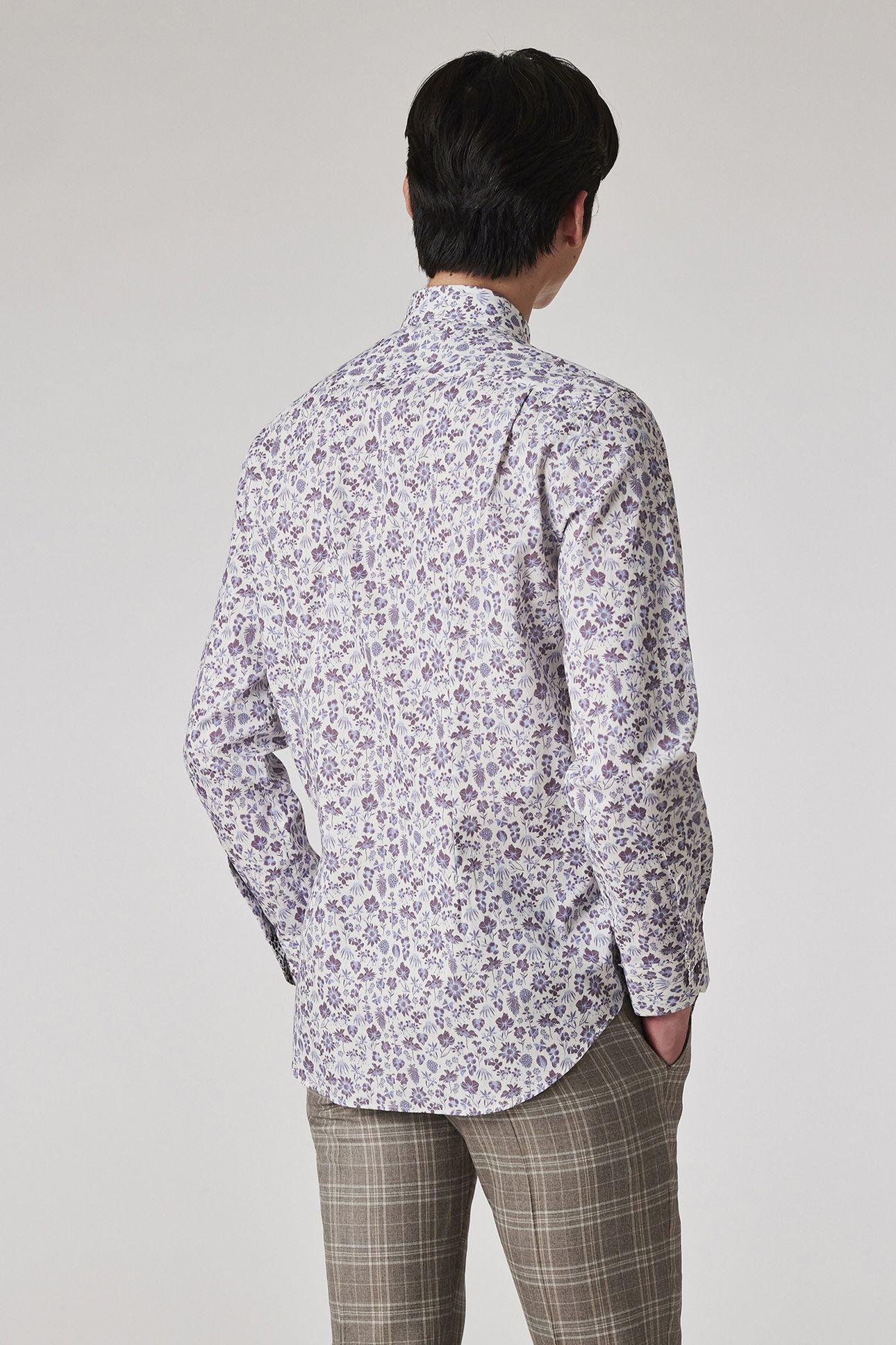 MENS S/C TAILORED FIT SHIRT WHITE 3