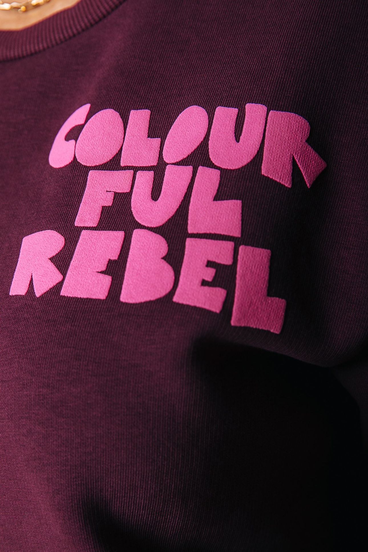 LOGO WAVE PUFF RELAXED SWEAT PORT RED 4