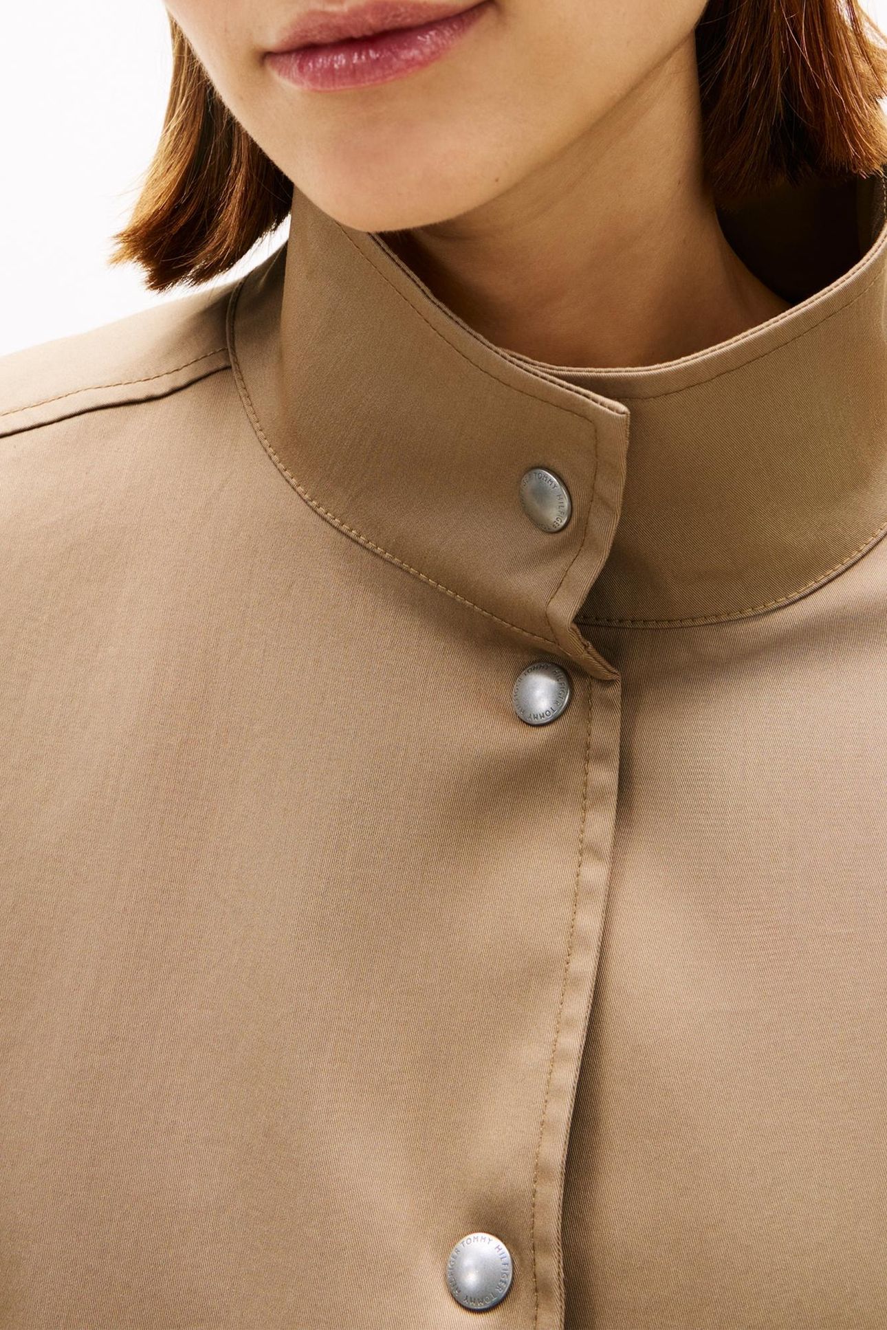 COTTON BLEND RELAXED JACKET BEIGE 6