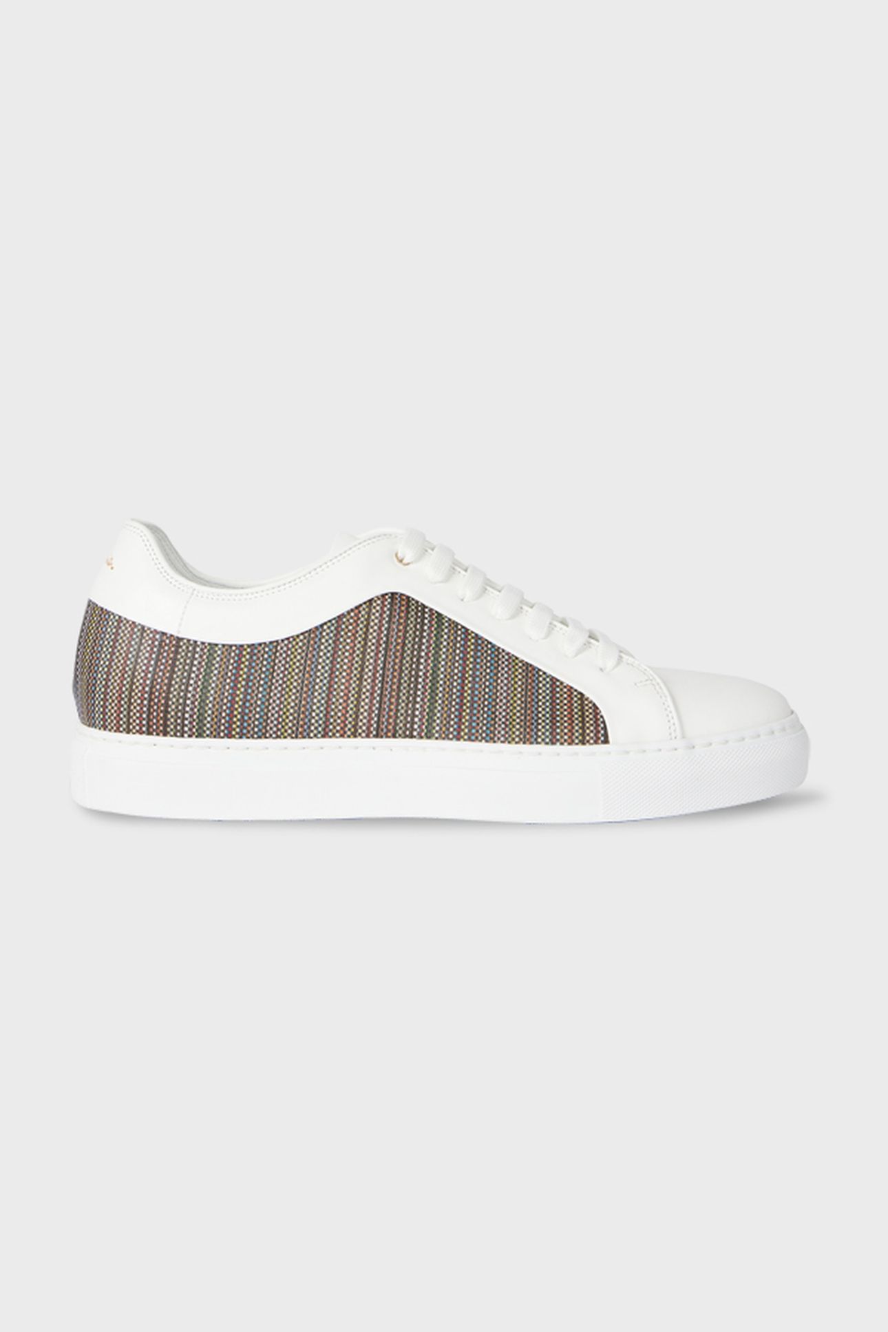 MENS SHOE BASSO SIGNATURE STRIPE MULTI COLOURED 3