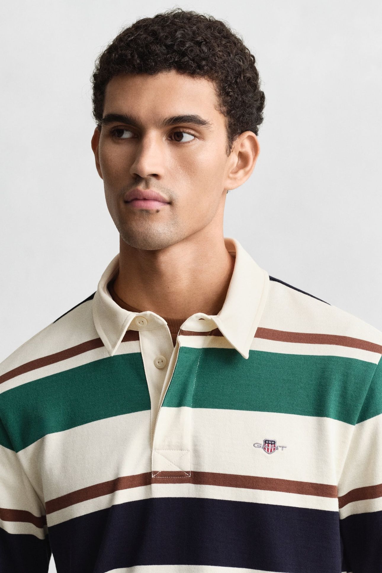 STRIPED HEAVY RUGGER CREAM 4