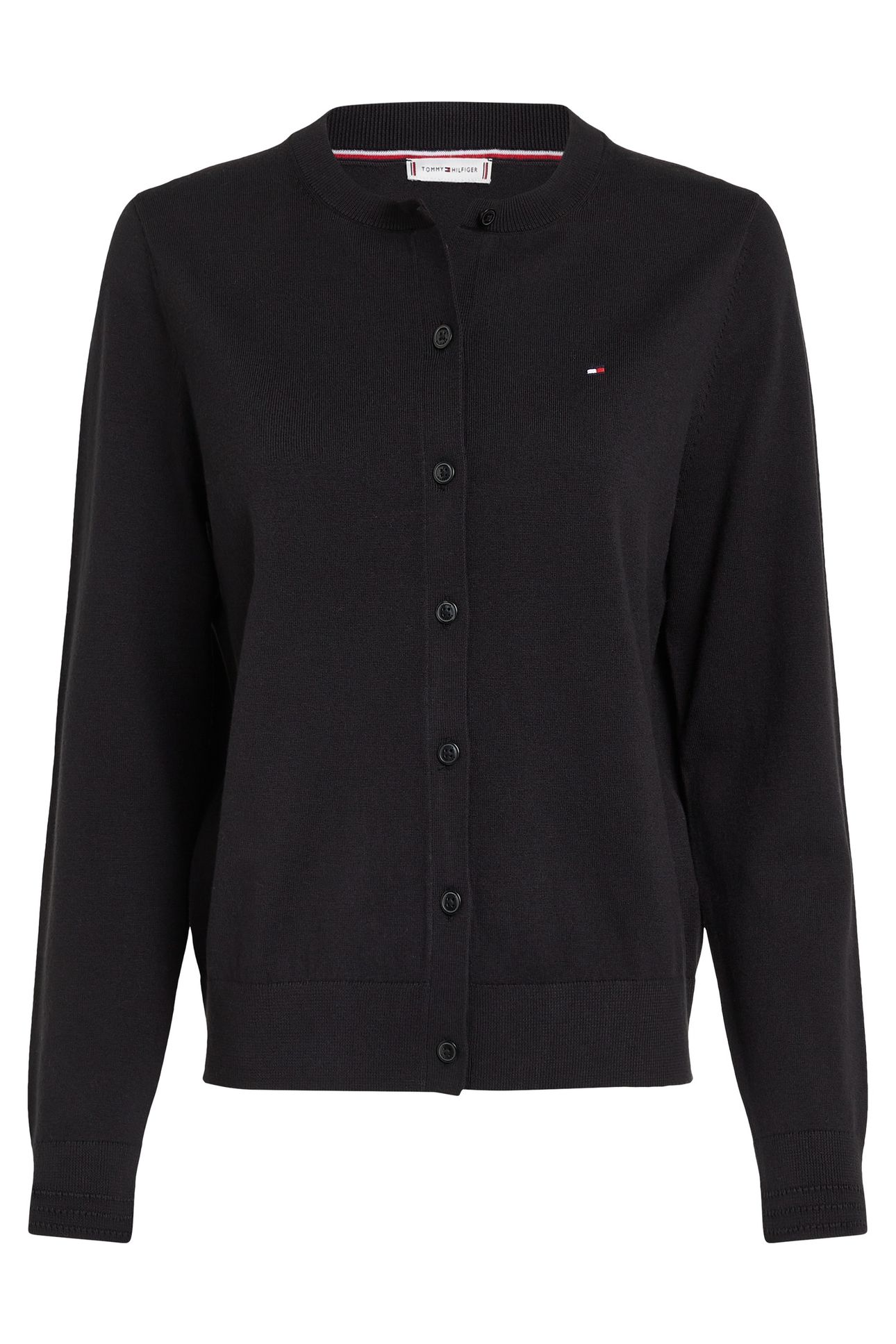 COTTON JERSEY CREW NECK BLACK 5