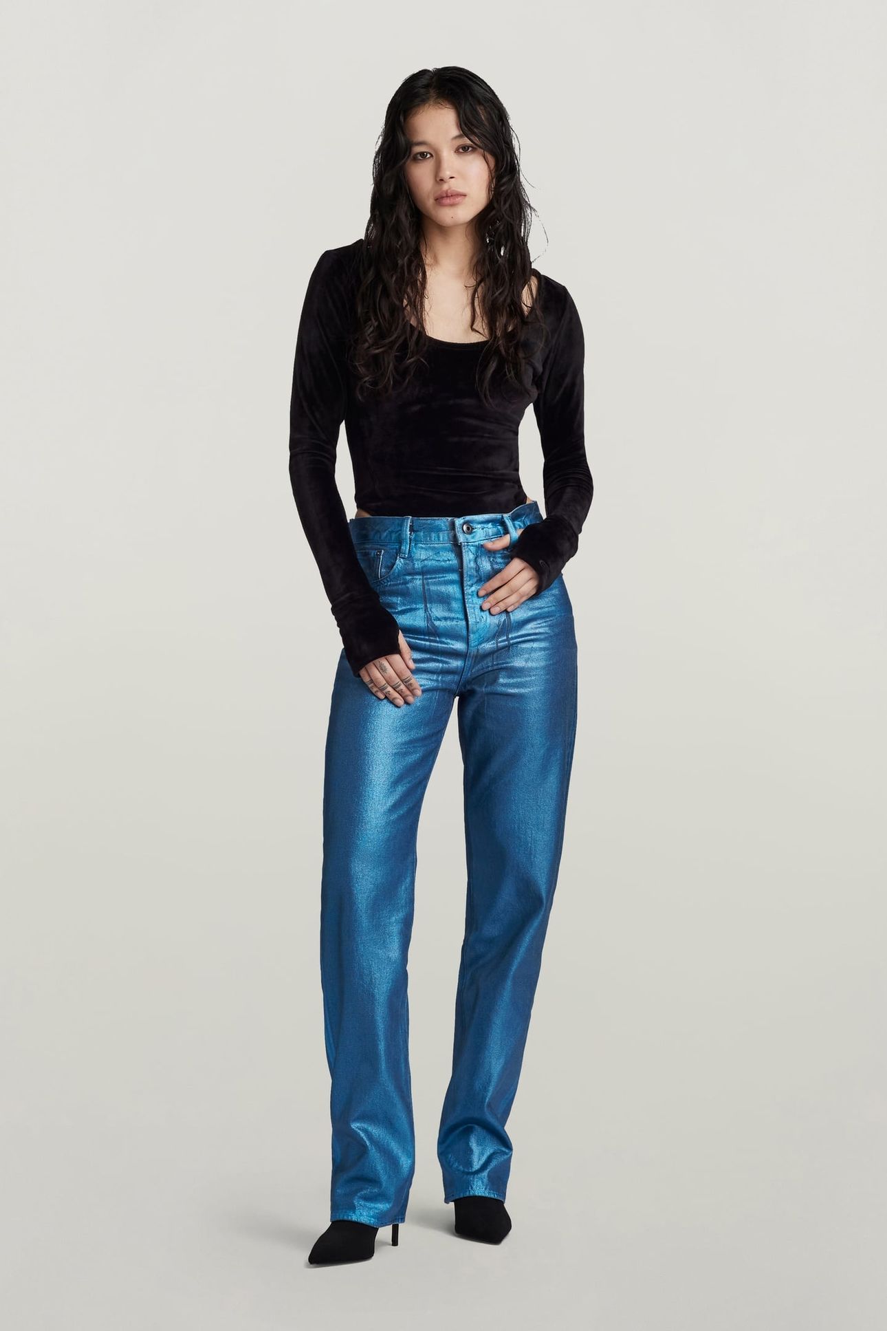 VIKTORIA HIGH STRAIGHT BLUE 1