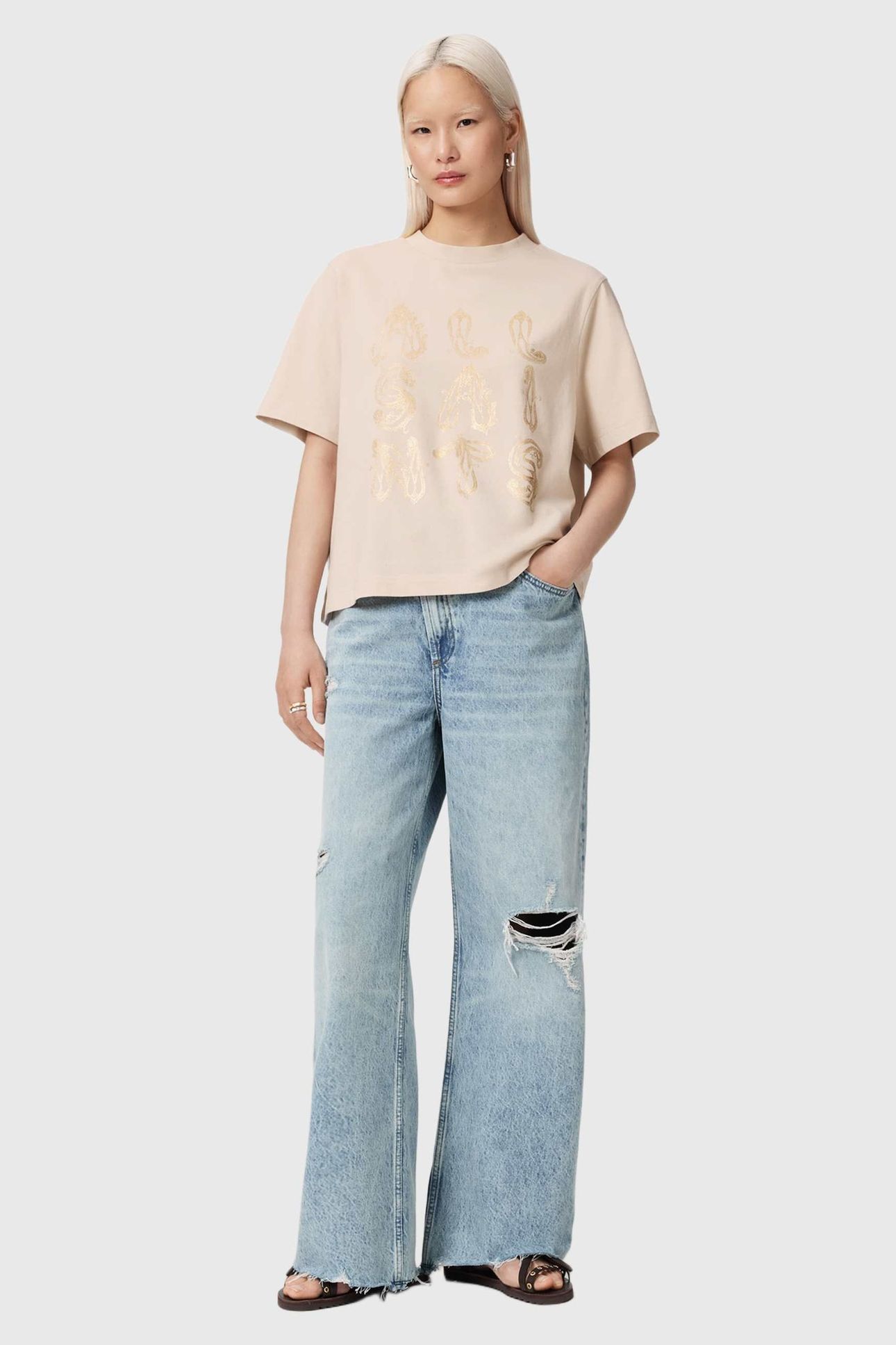 ELLA LISA TEE DOVE WHITE 1