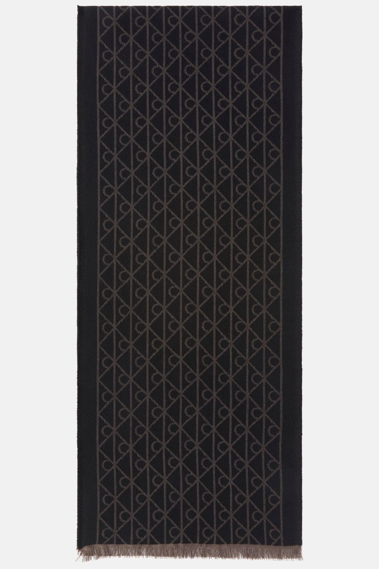 EMBLEM TONAL WOOL SCARF MULCH 2