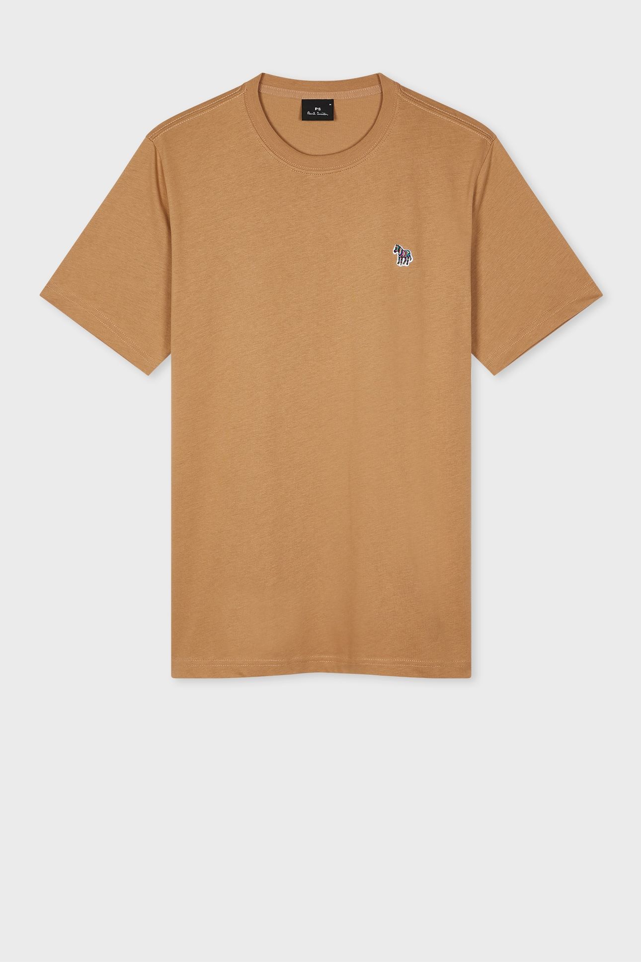 MENS REG FIT SS TSHIRT ZEBRA CAMEL 4