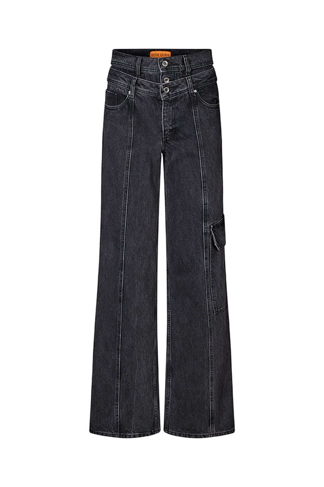 PAUL PANTS LONG STONE WASH GREY 5