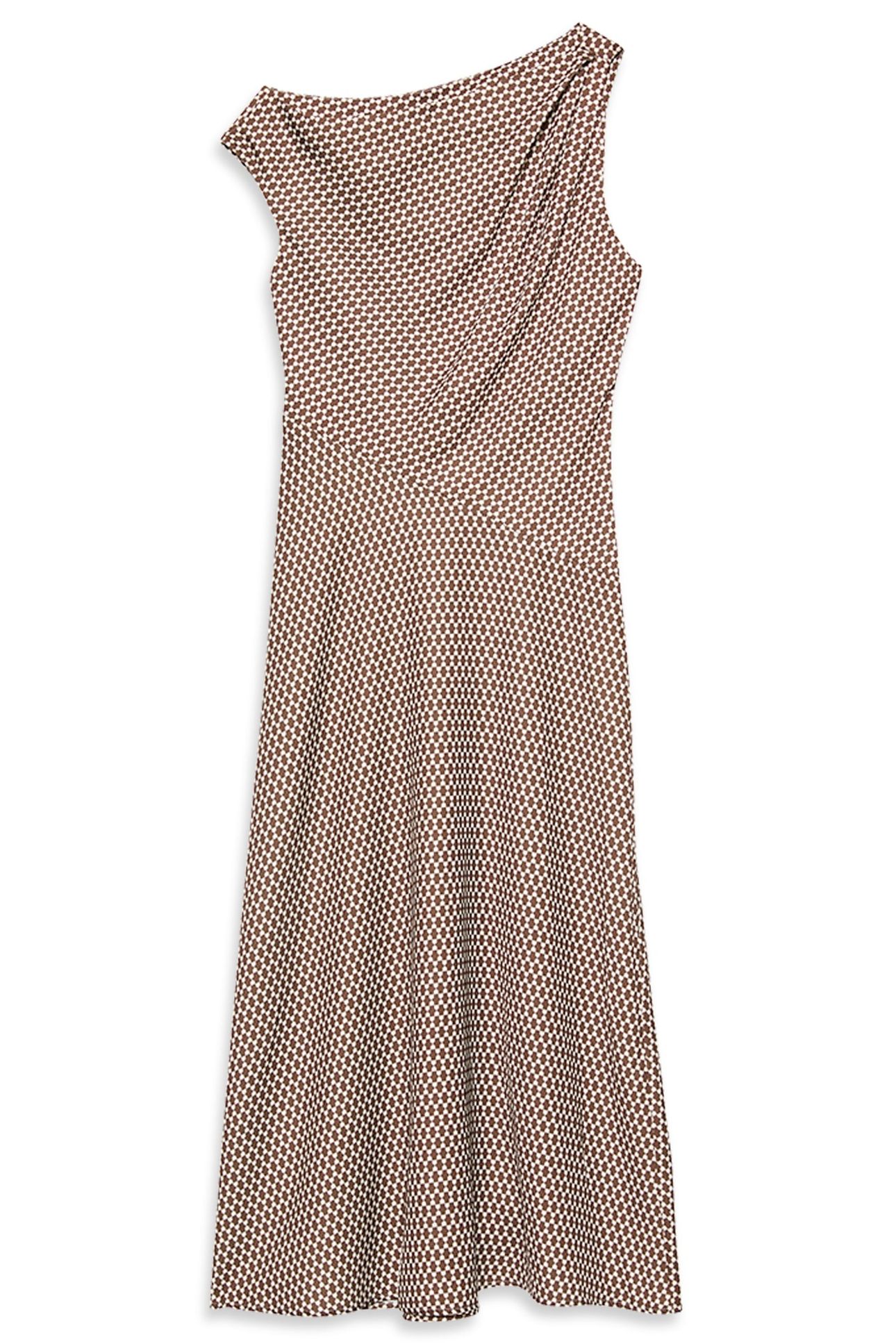 PRINTED CREPE DRESS 4