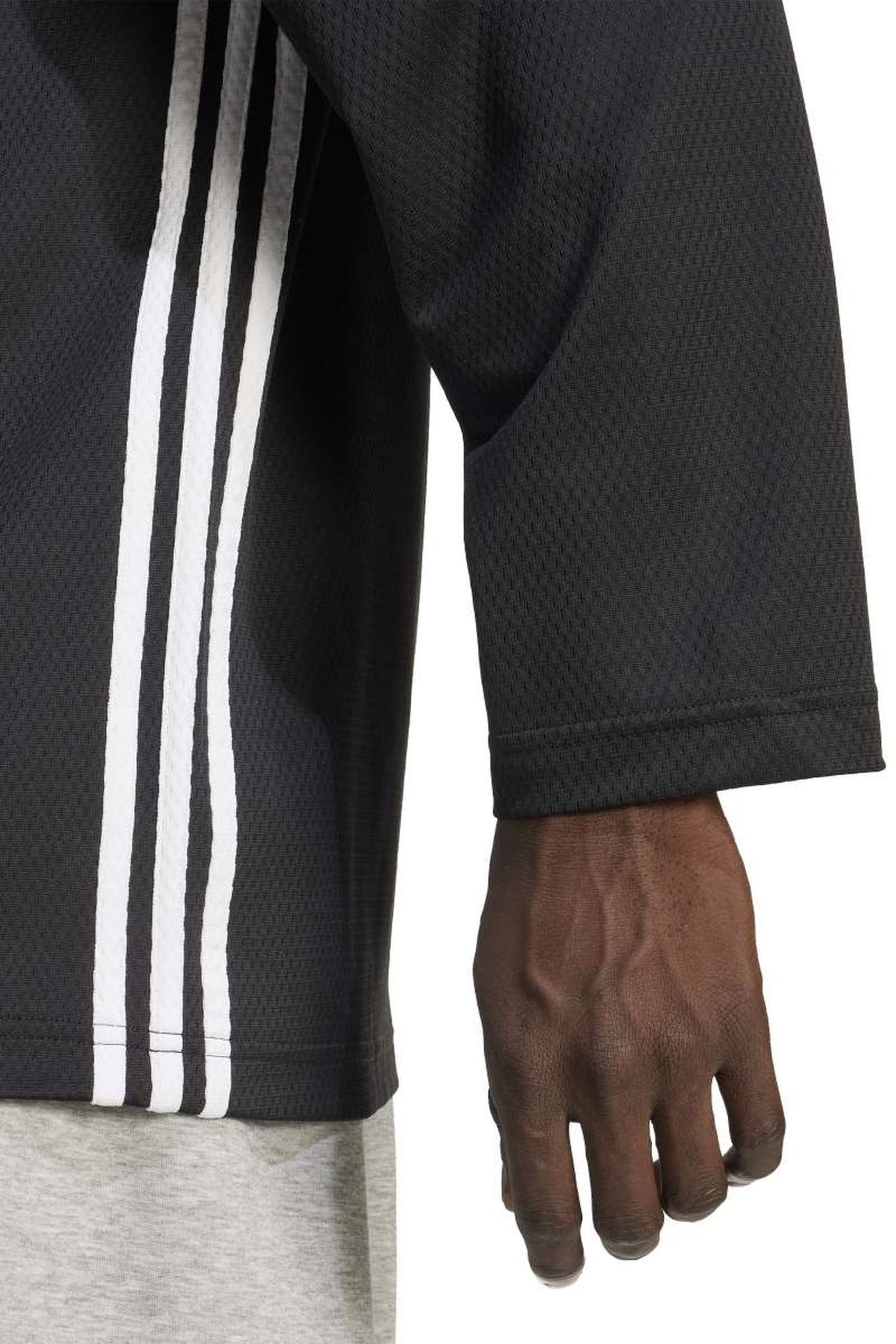 UNISEX MESH LS BLACK 5
