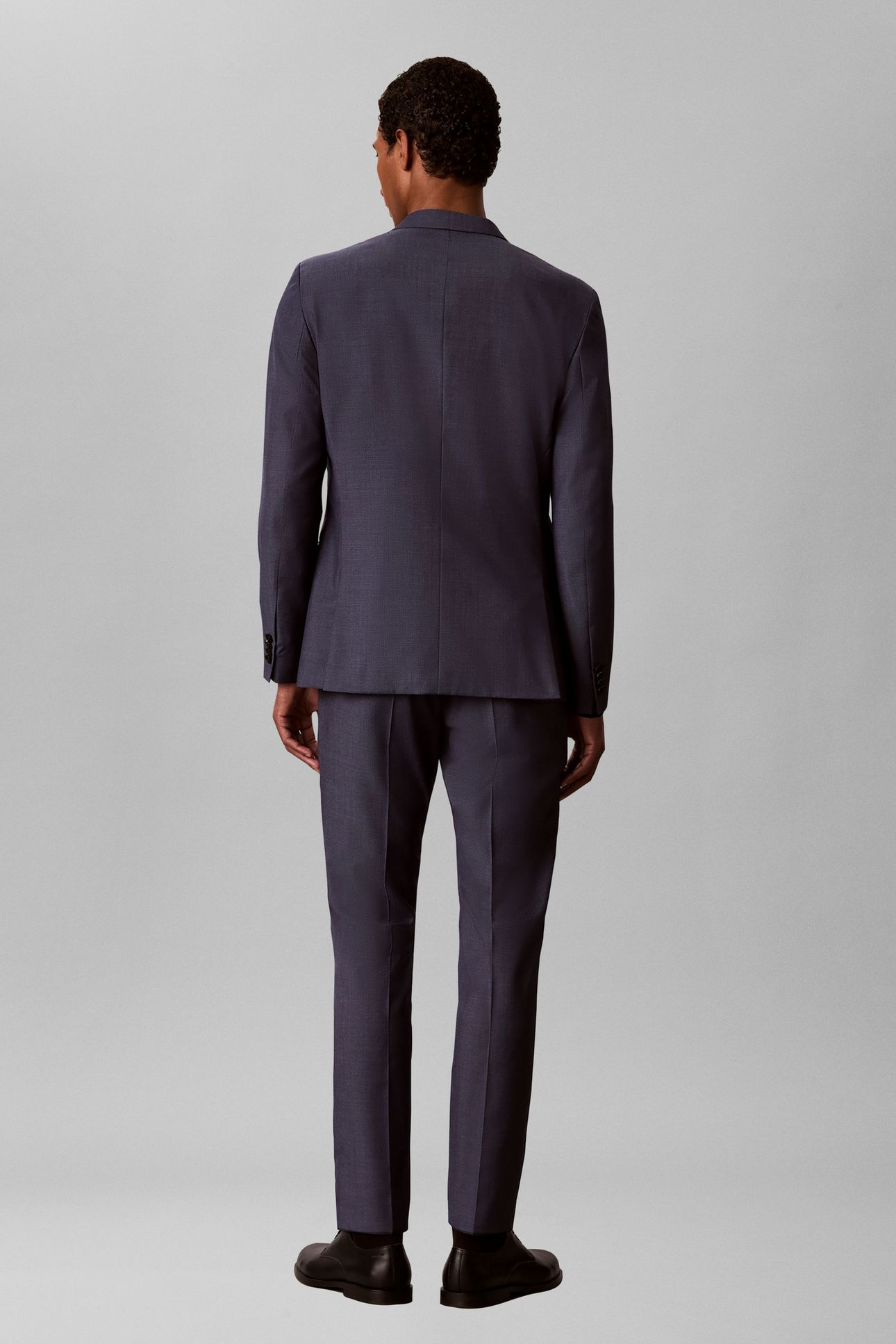 LS MICRO DOT SLIM BLAZER SLATE BLUE 2