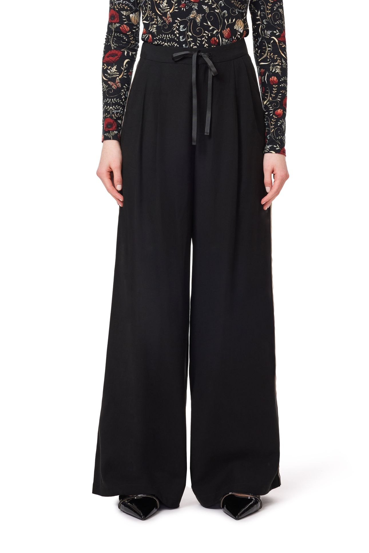 WIDE LAG PANT WITH TIE SCARAB 3