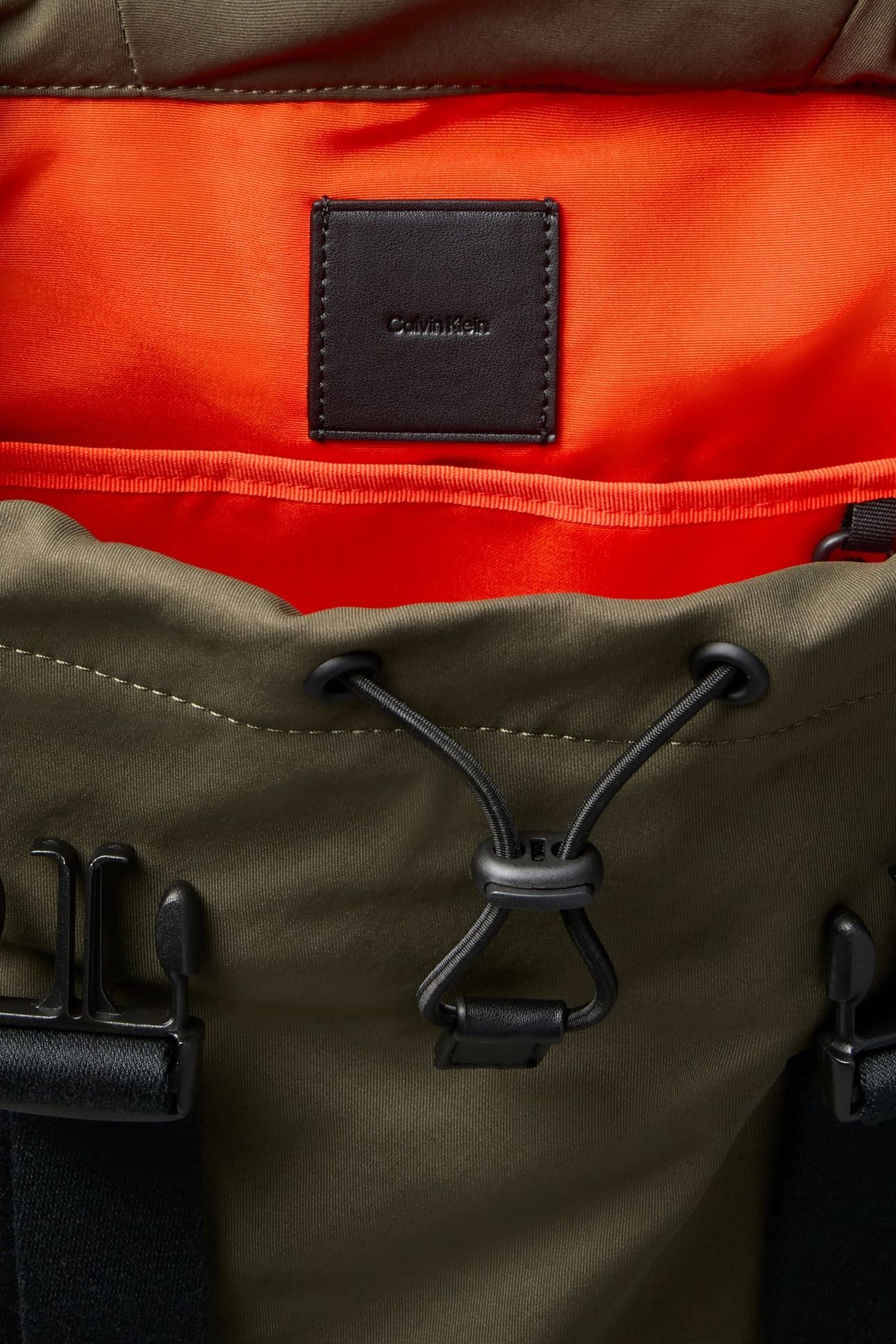 CANVAS MIX BACKPACK DEEP OLIVE 4