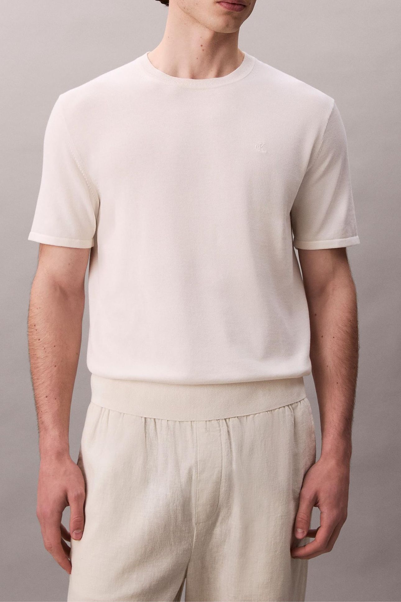 SS SUPIMA COTTON CREW TOFU 1