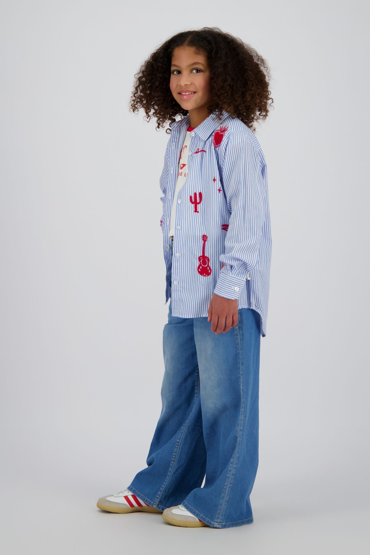 GIRLS LOTTA BLOUSE ICE LIGHT BLUE 3