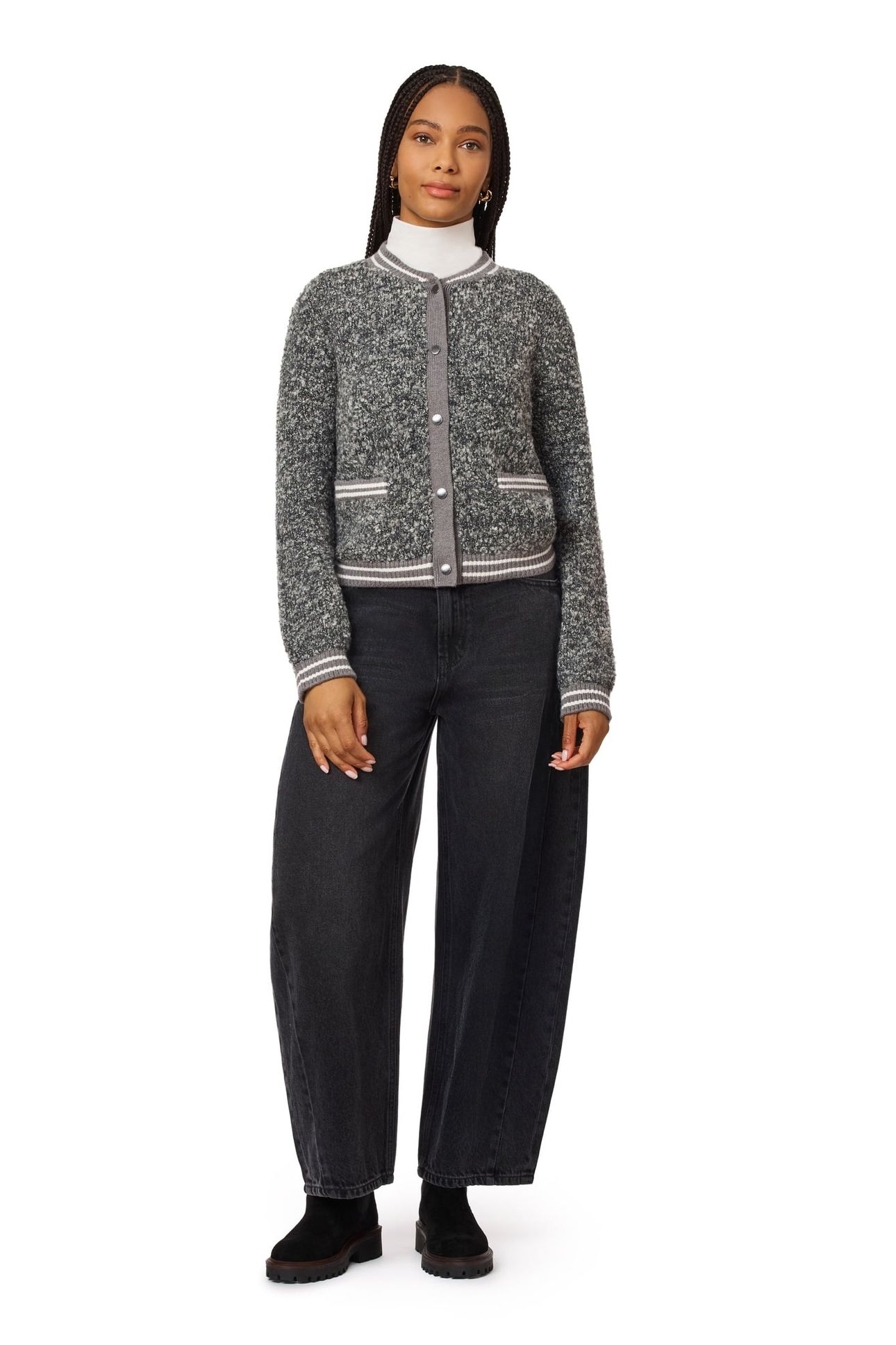 BOUCLE BOMBER JACKET THUNDERSTORM 6