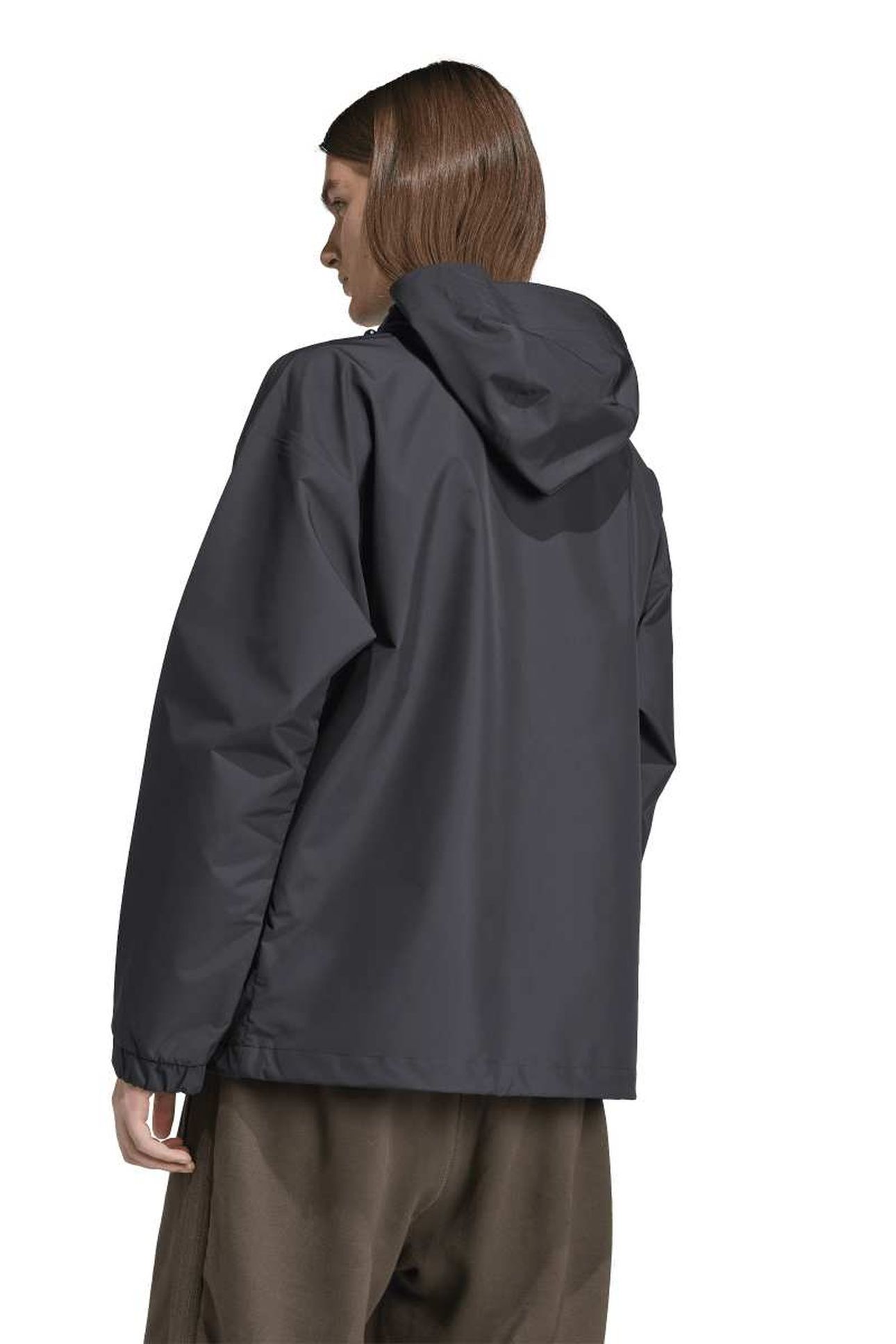 UNISEX ESSENTIAL WINDBREAKER BLACK 2