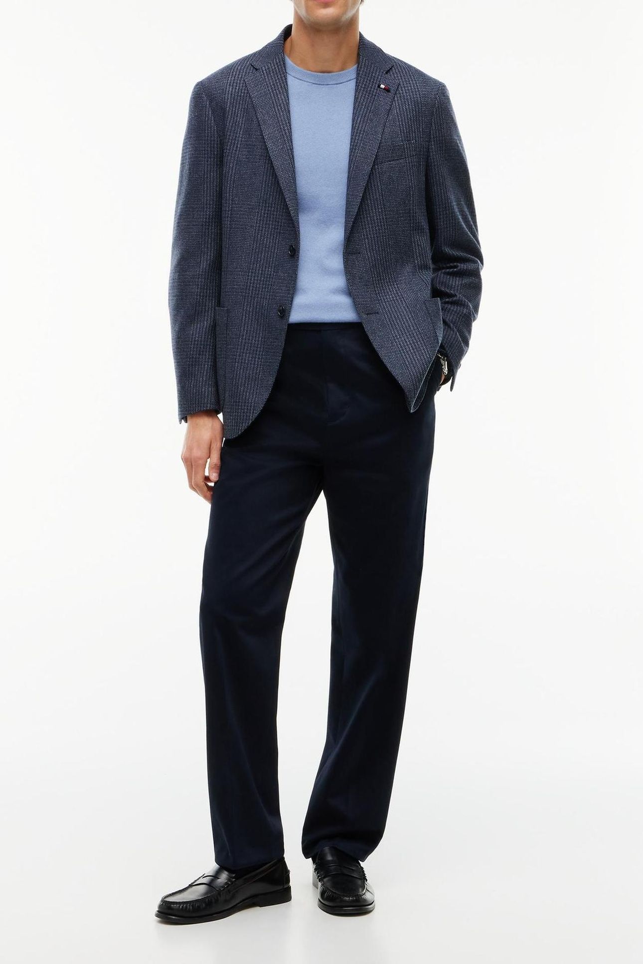 PIMA COTTON CASHMERE SWEATER BRISK BLUE 5