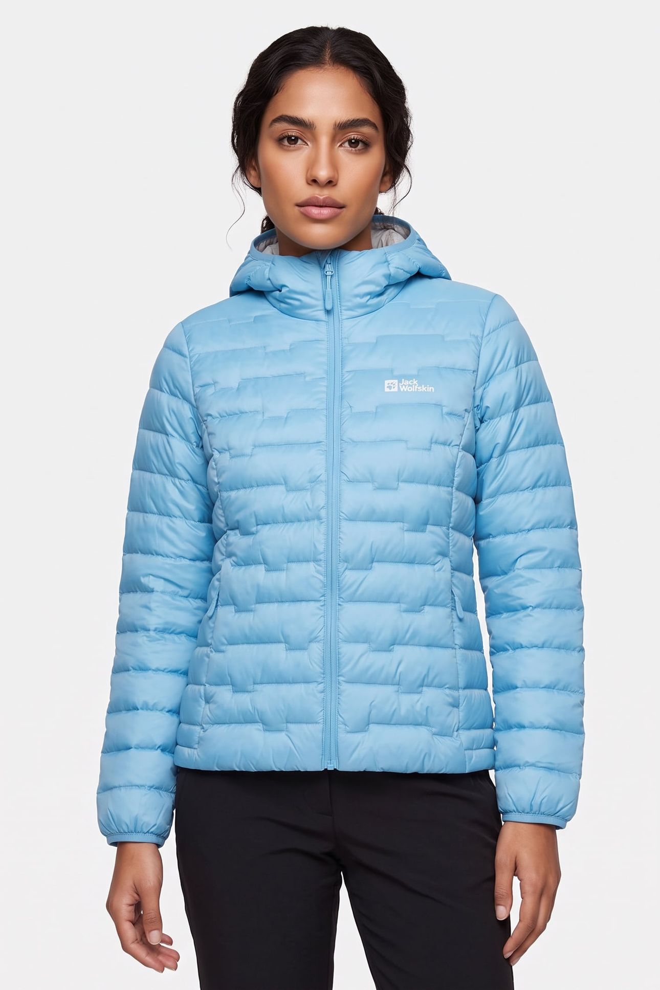 PASSAMANI DOWN HOODY SKY BLUE 1