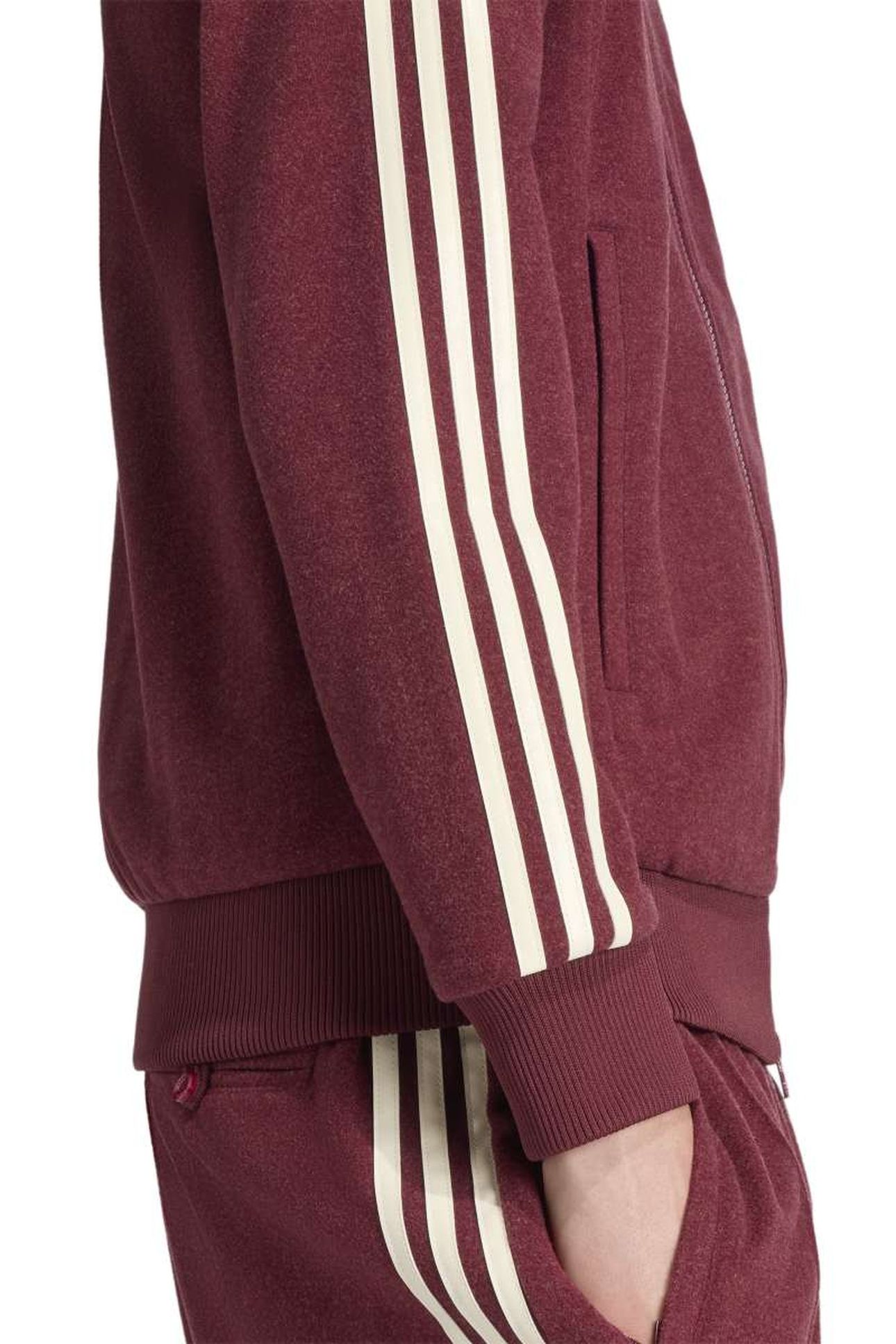 UNISEX PREM TRACK TOP SHADOW RED 5