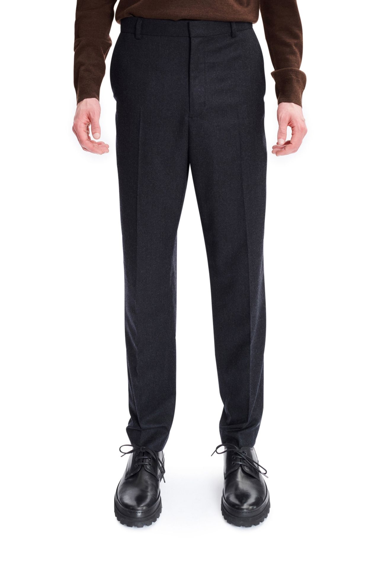 UNISEX TROUSERS MASSIMO HEATHERED CHARCOAL 1