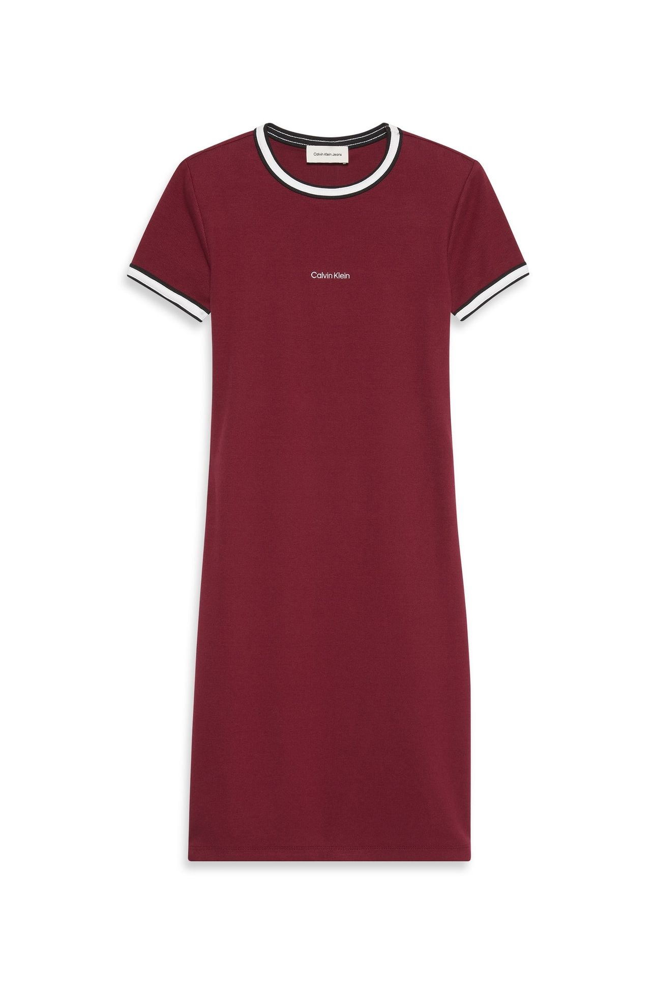 SS COLOR BLOCK COTTON DRESS MAGENTA JEWEL 4