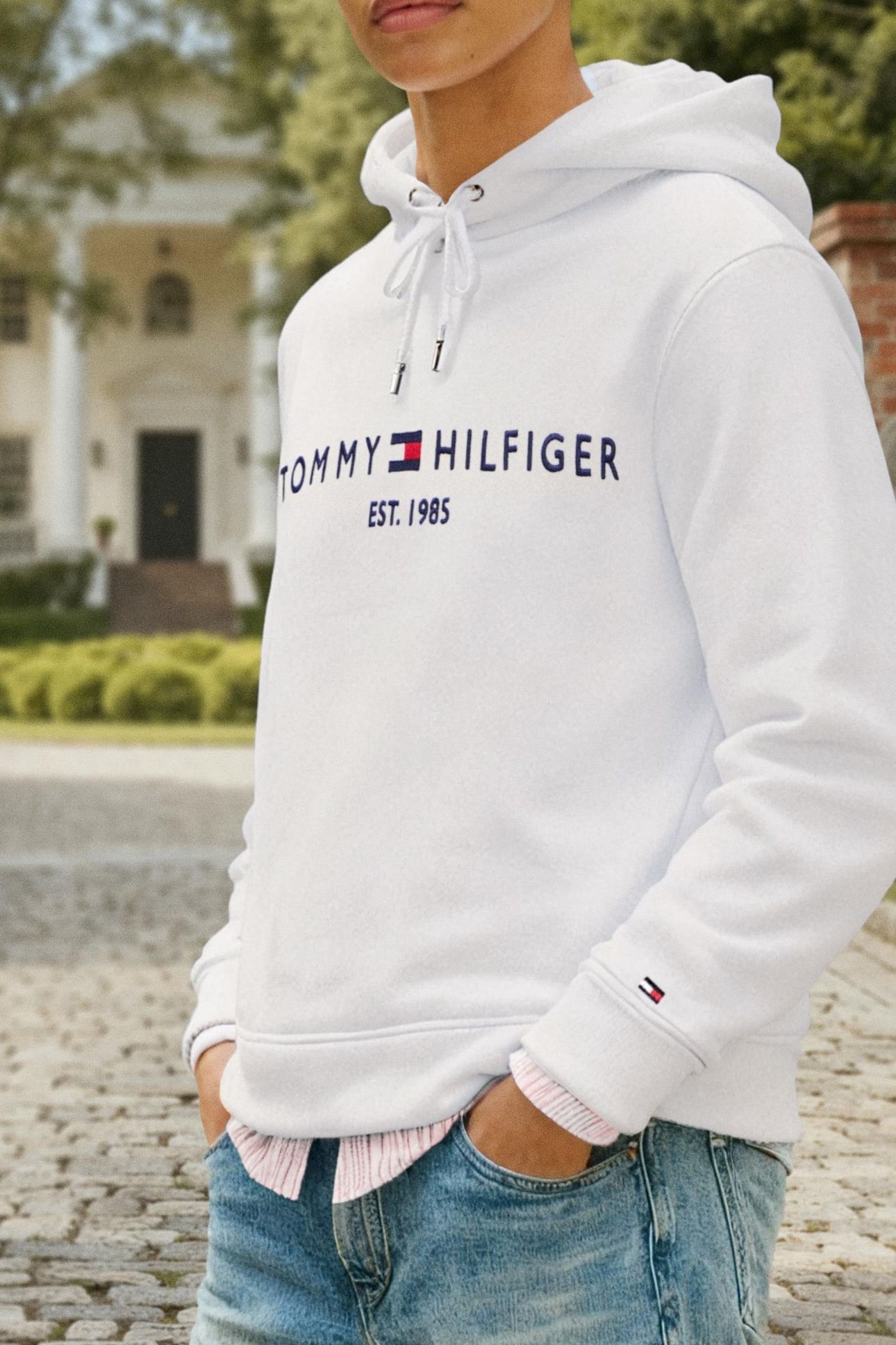 HERITAGE HILFIGER HOODIE WHITE 9
