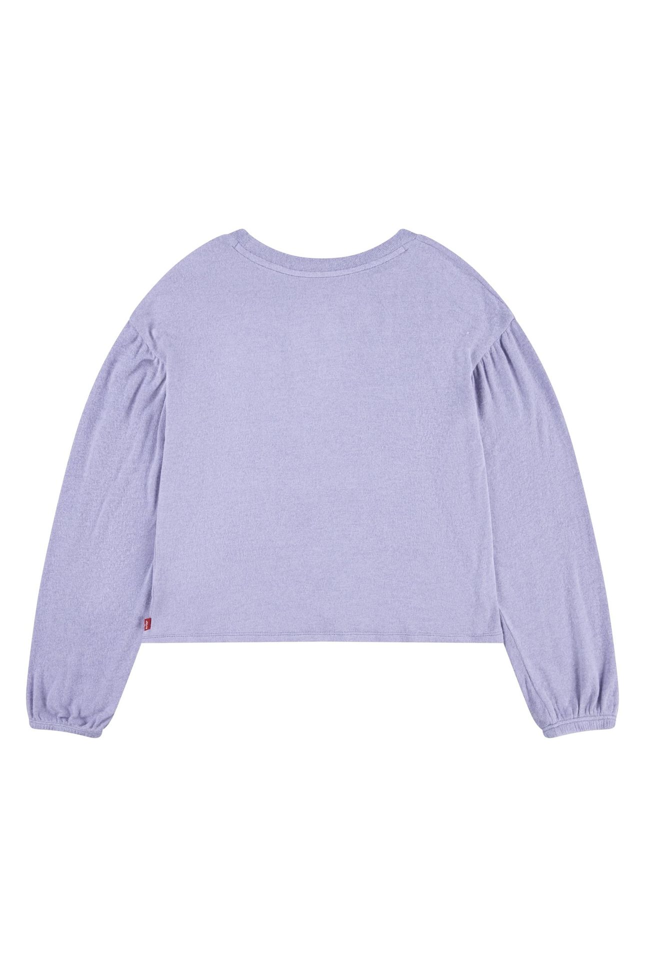 GIRLS HACCI SOLID LS KNIT TOP HEIRLOOM LILAC 2