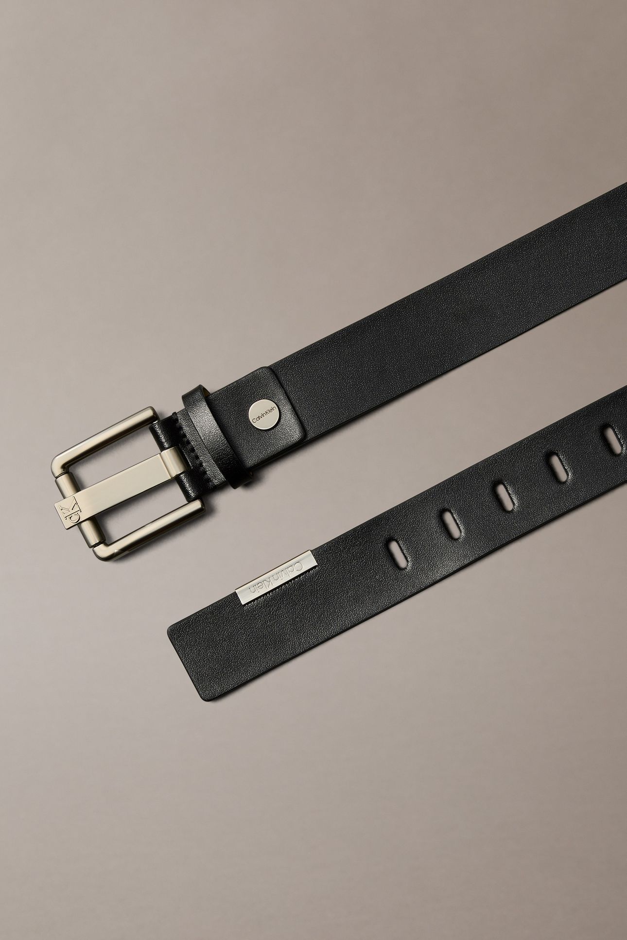 CK PRONG BUCKLE 35MM BELT BLACK 4