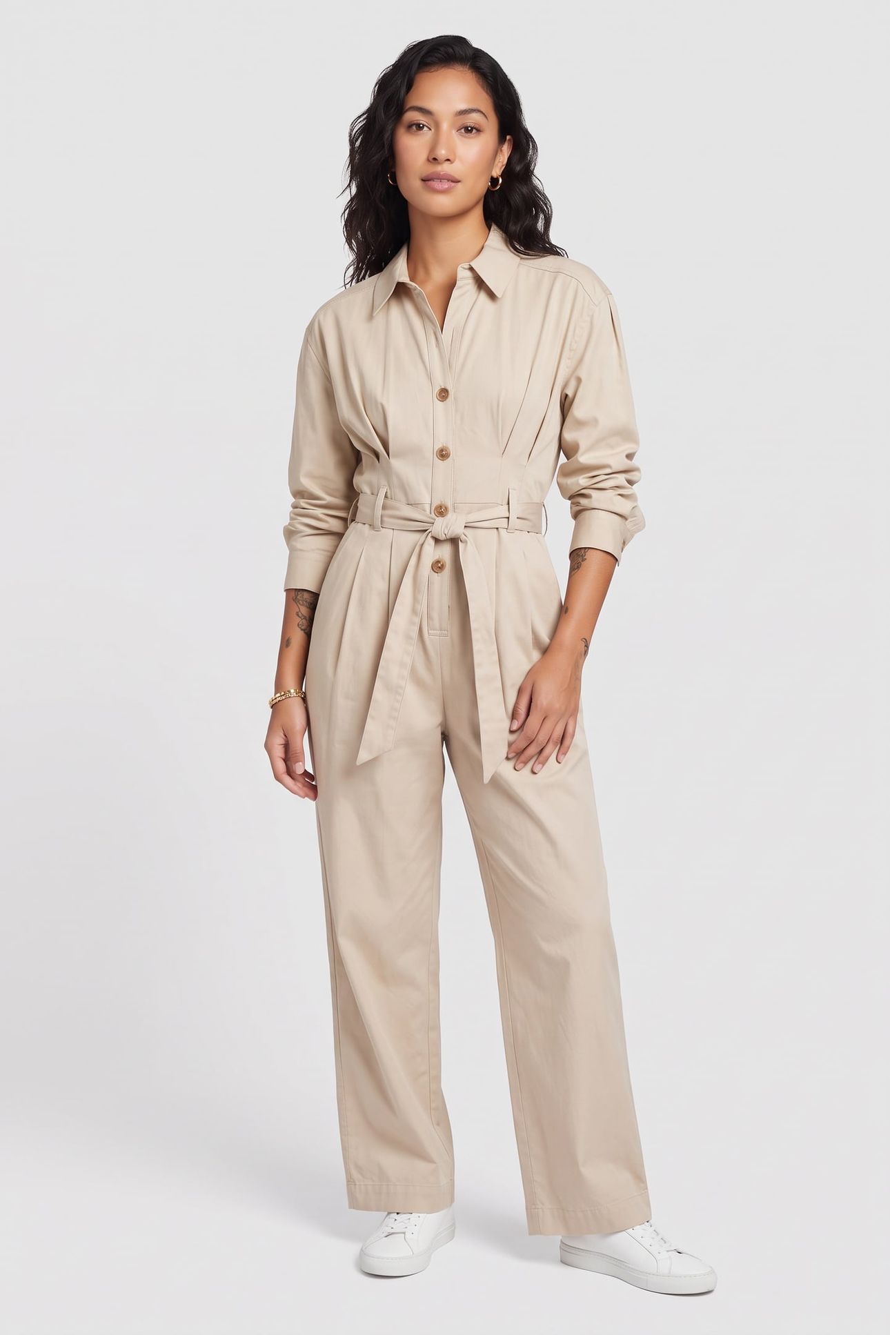 LA TERI JUMPSUIT BEIGE 1