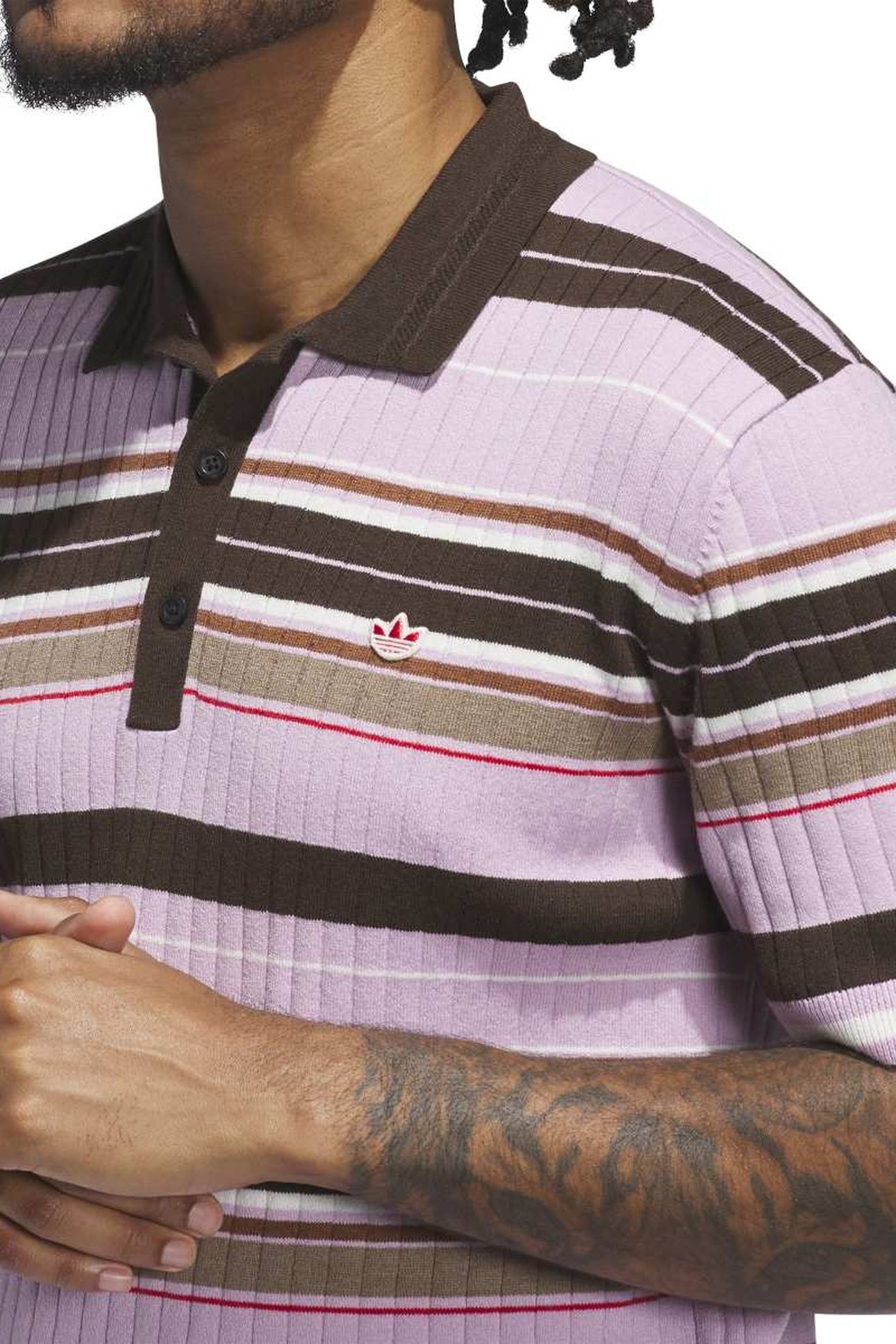 UNISEX MR STRIPE POLO BLISS LILAC 6